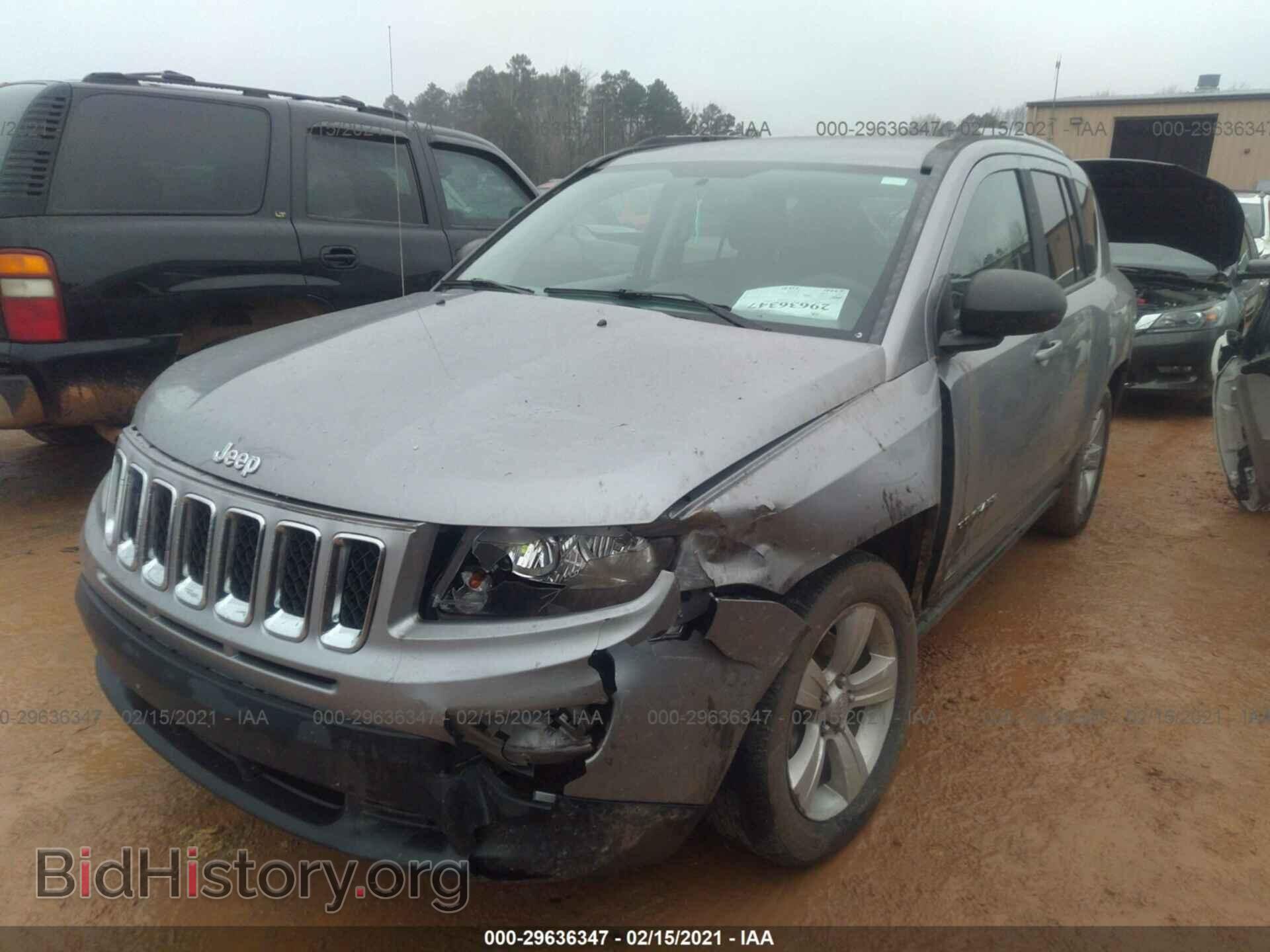 2016 JEEP COMPASS - VIN: 1C4NJCBA0GD615631 - Фото 2