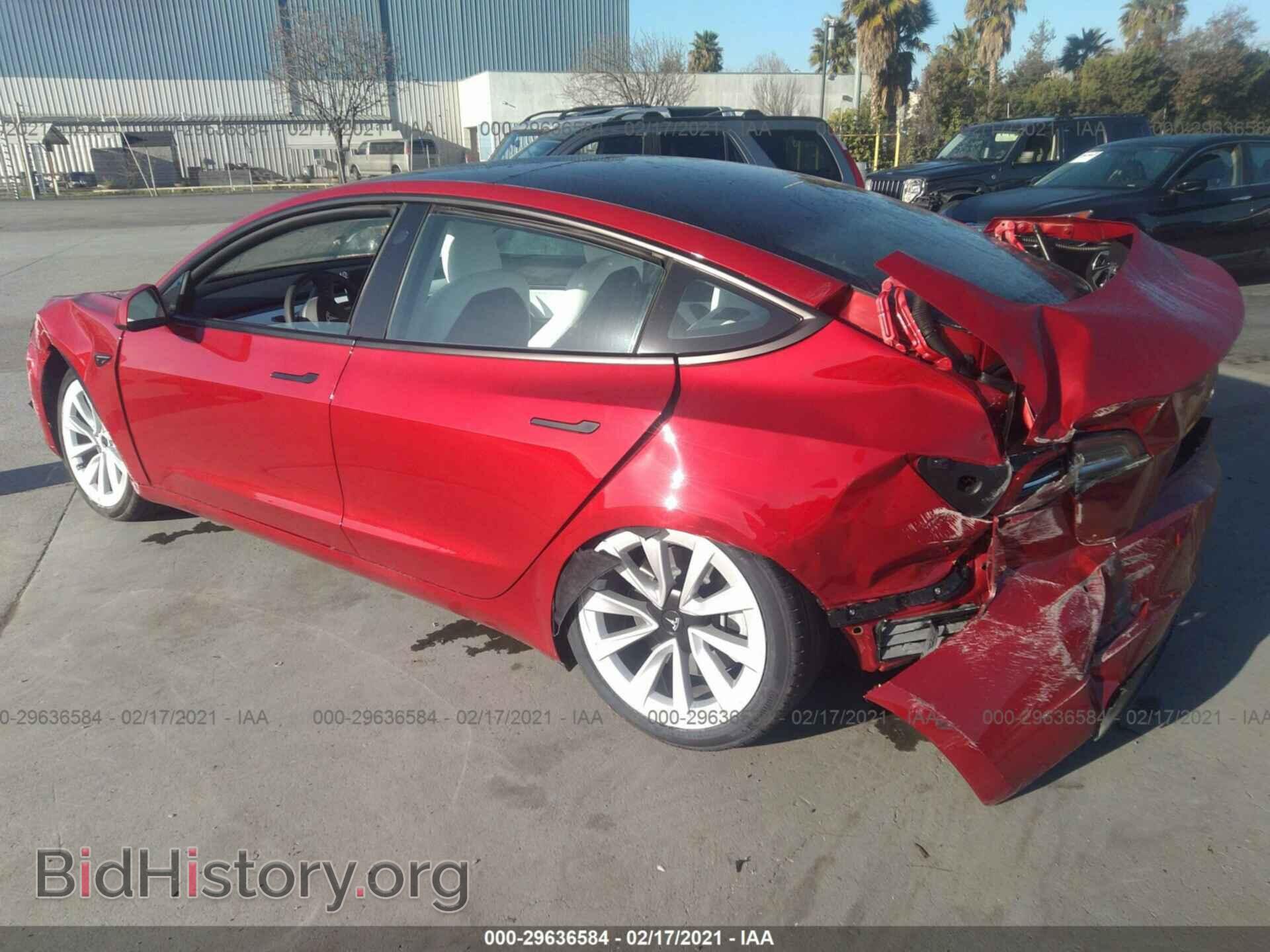 2021 TESLA MODEL 3 - VIN: 5YJ3E1EA1MF877531 - Фото 3