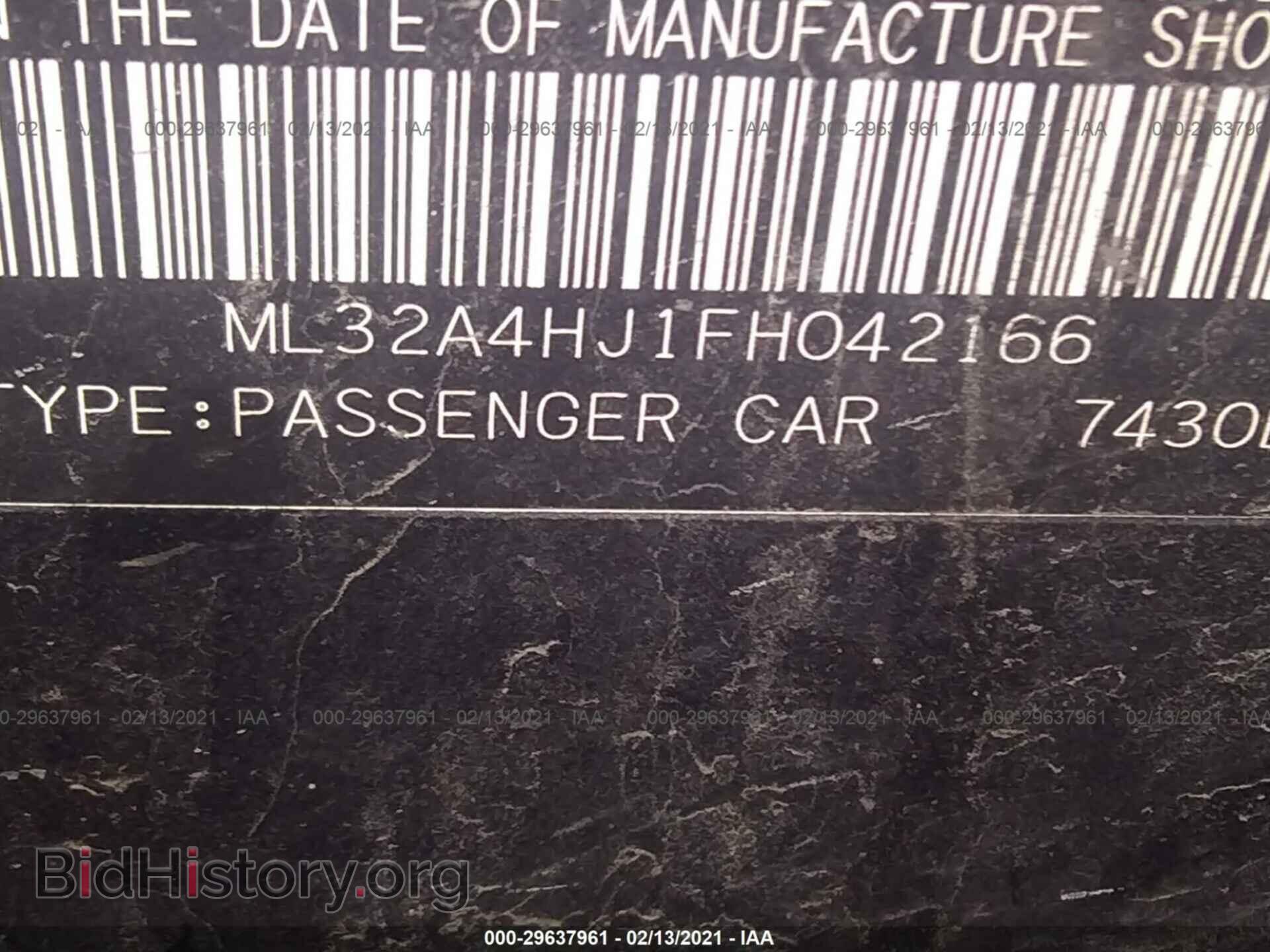 2015 MITSUBISHI MIRAGE - VIN: ML32A4HJ1FH042166 - Фото 9