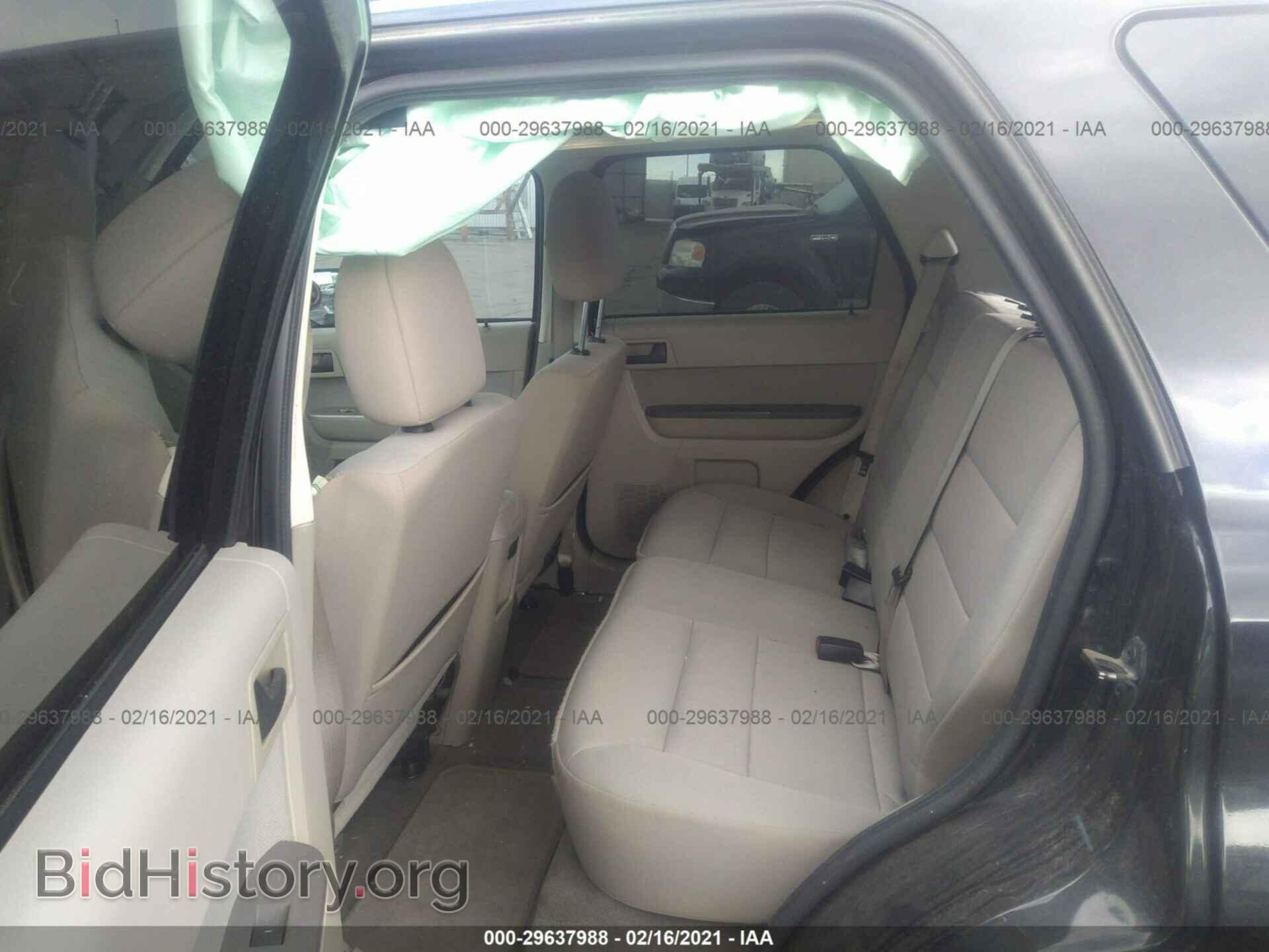 2011 FORD ESCAPE - VIN: 1FMCU5K36BKB75541 - Фото 8