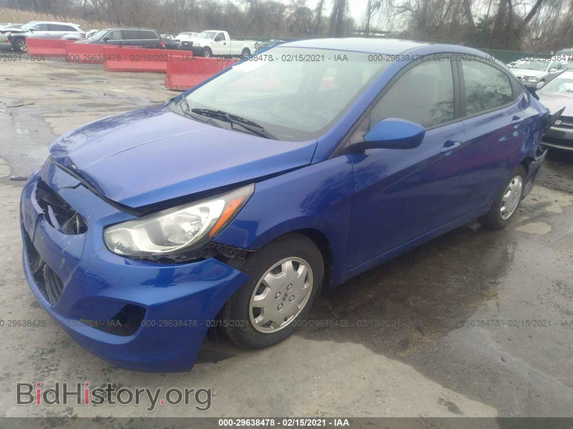 2013 HYUNDAI ACCENT - VIN: KMHCT4AE7DU581528 - Фото 2