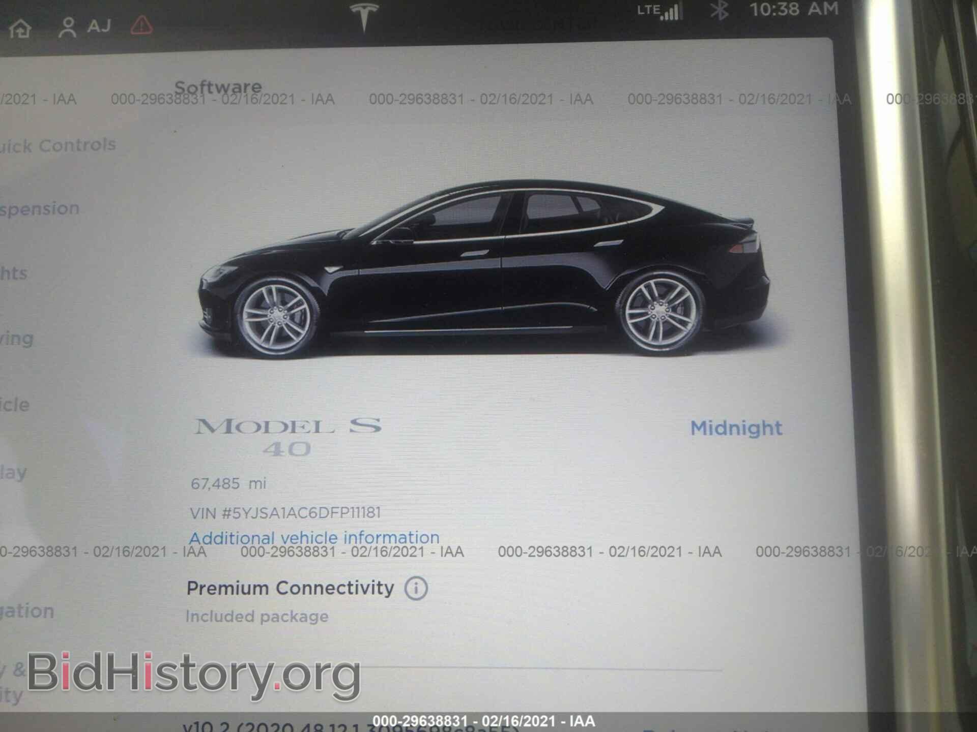 2013 TESLA MODEL S - VIN: 5YJSA1AC6DFP11181 - Photo 7