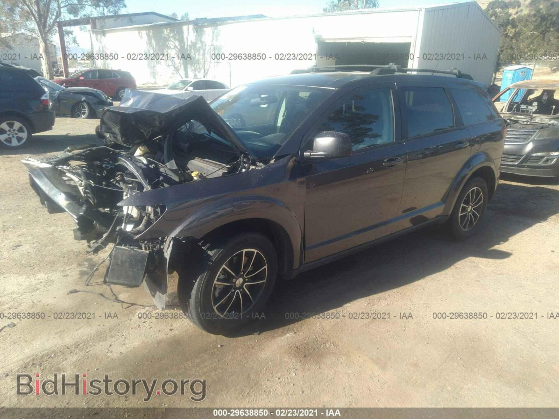2017 DODGE JOURNEY - VIN: 3C4PDCAB5HT648260 - Фото 2