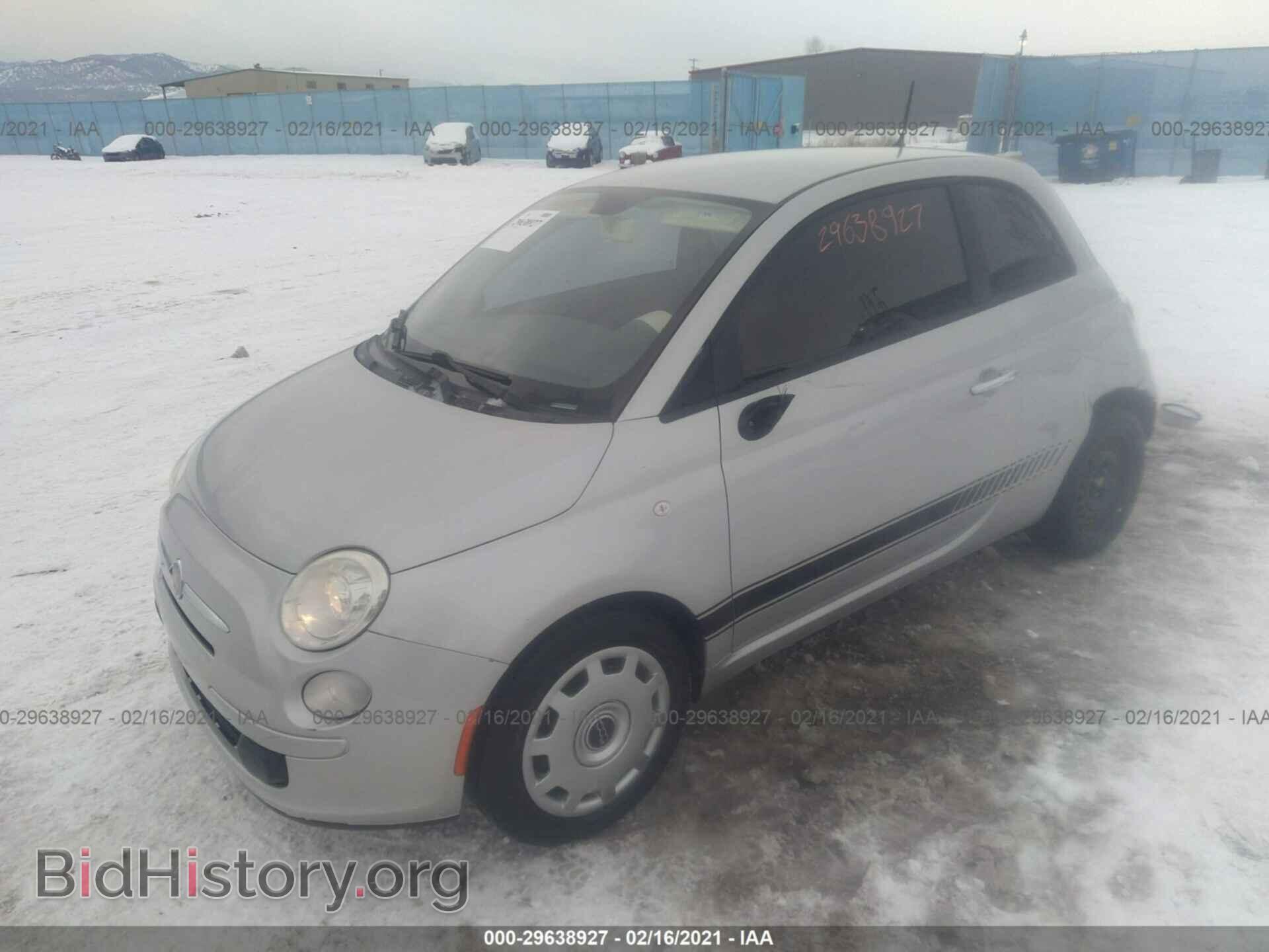 2013 FIAT 500 - VIN: 3C3CFFAR7DT574023 - Photo 2