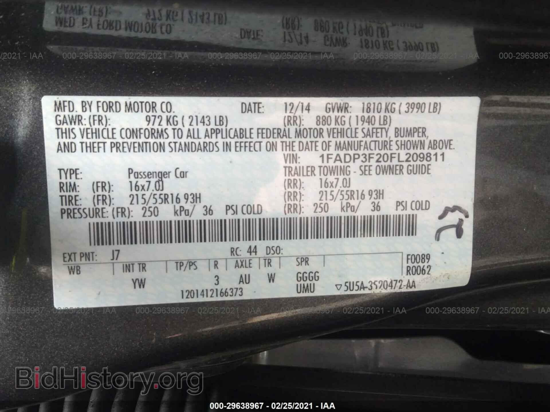 2015 FORD FOCUS - VIN: 1FADP3F20FL209811 - Photo 9