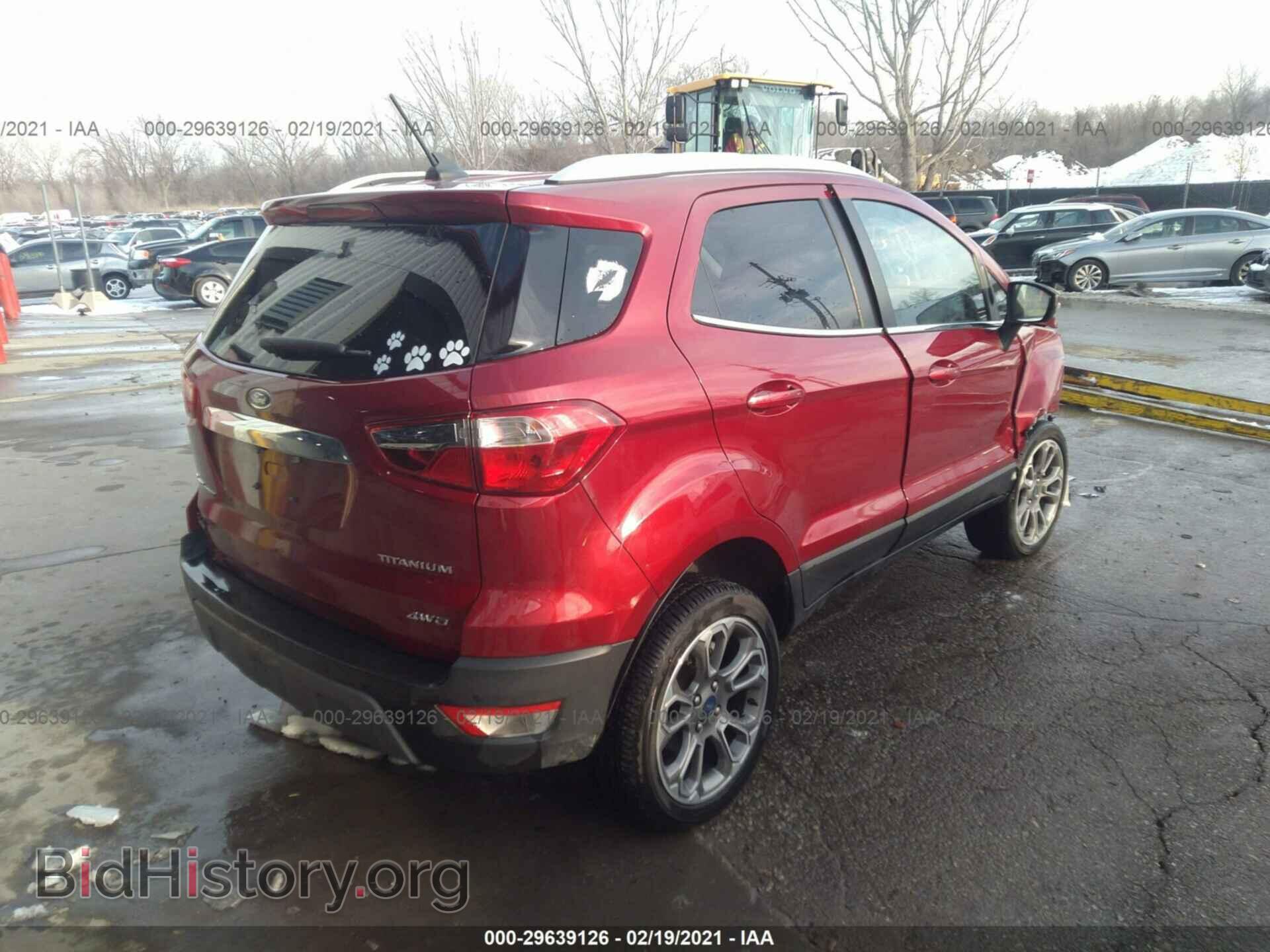 2019 FORD ECOSPORT - VIN: MAJ6S3KL2KC309957 - Фото 4