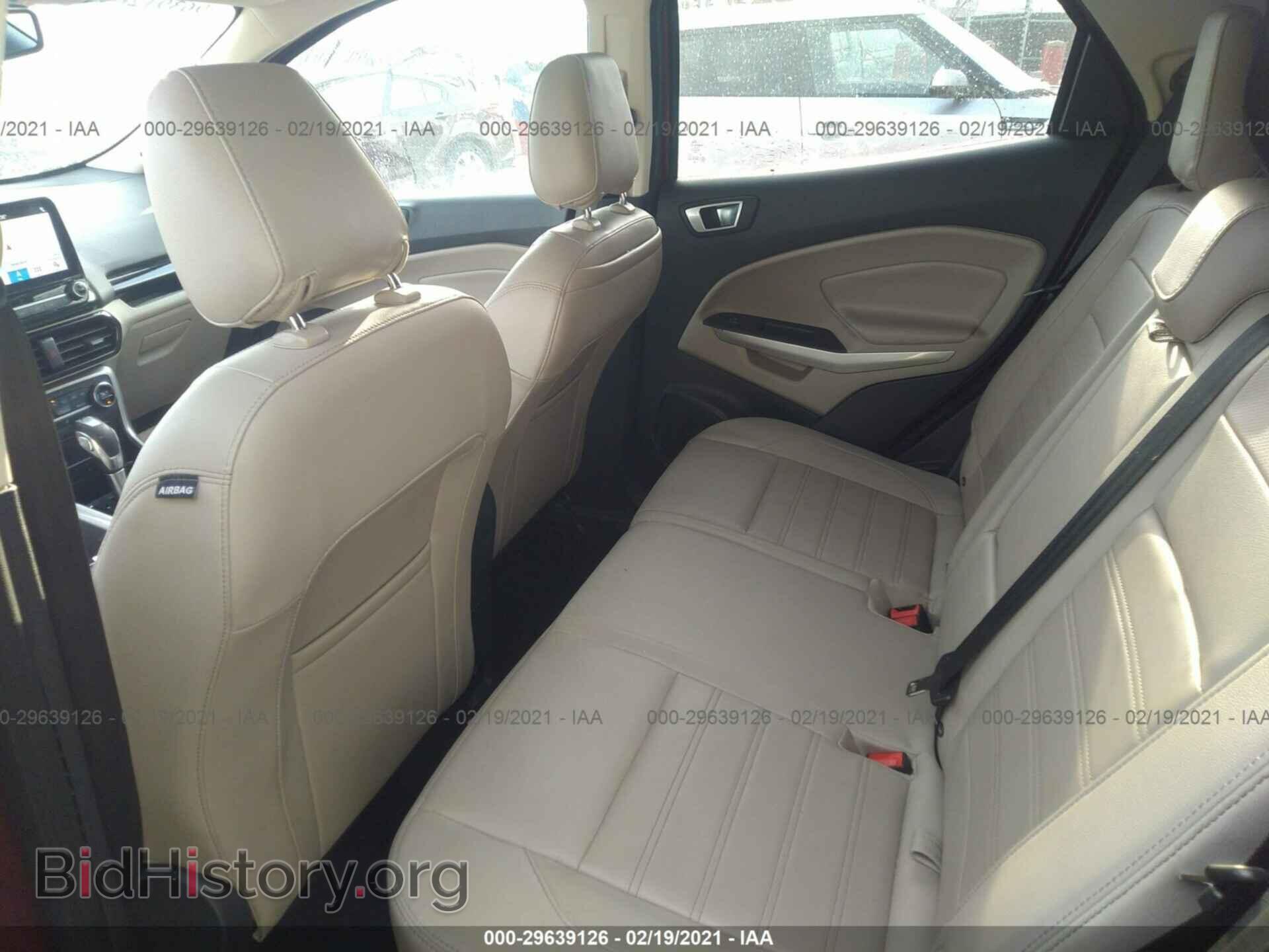 2019 FORD ECOSPORT - VIN: MAJ6S3KL2KC309957 - Фото 8