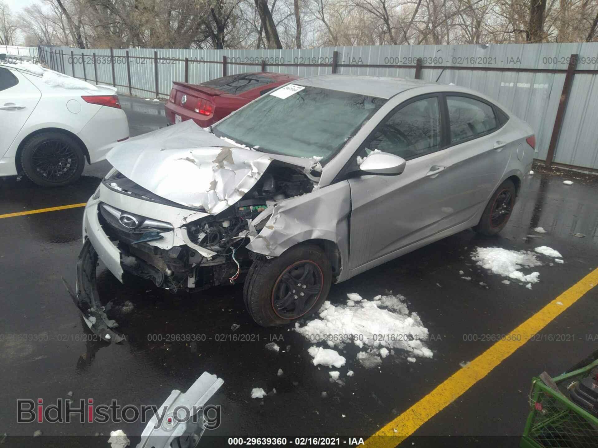 2013 HYUNDAI ACCENT - VIN: KMHCT4AE7DU311909 - Фото 2