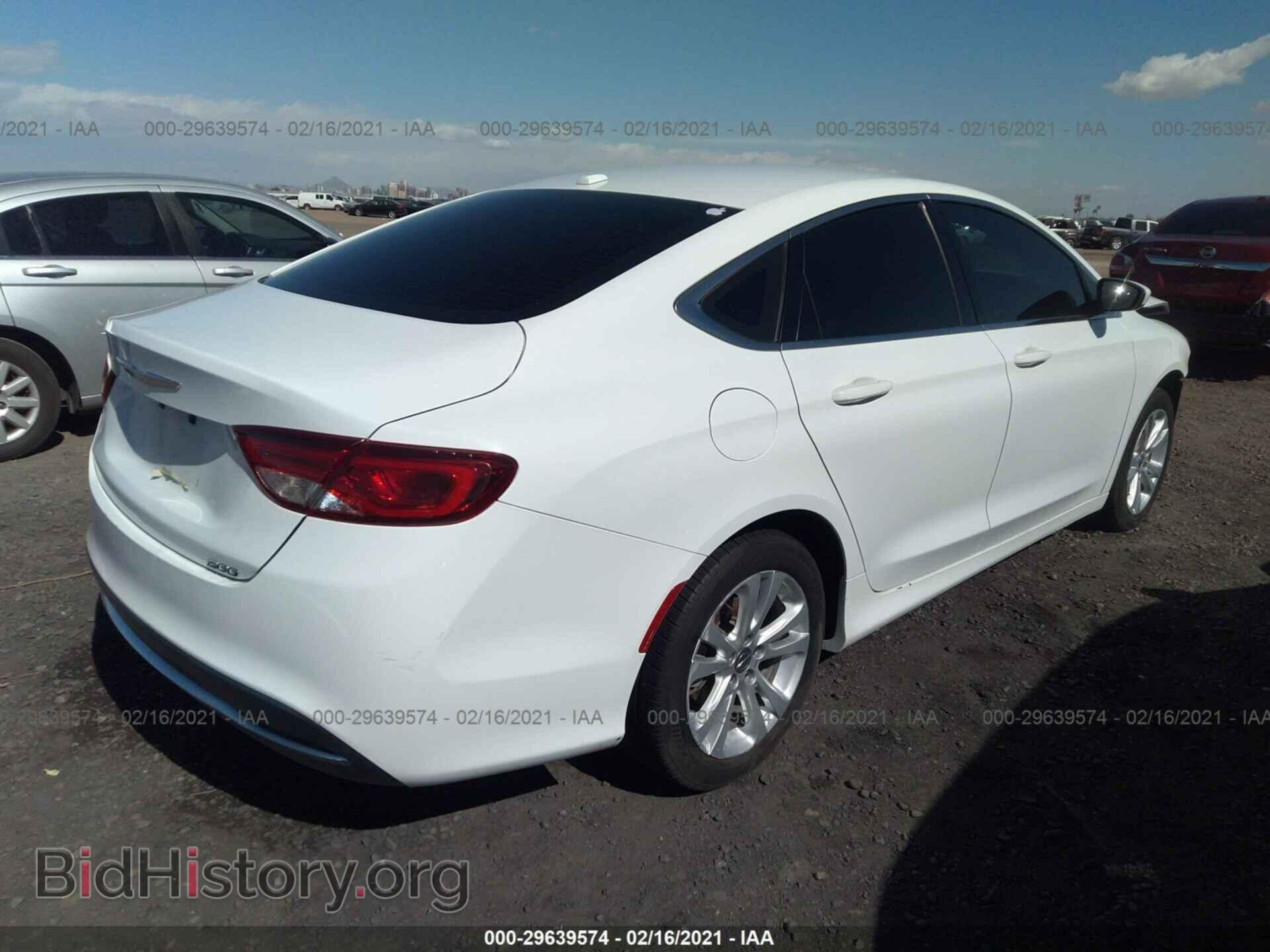 2016 CHRYSLER 200 - VIN: 1C3CCCABXGN106642 - Фото 4