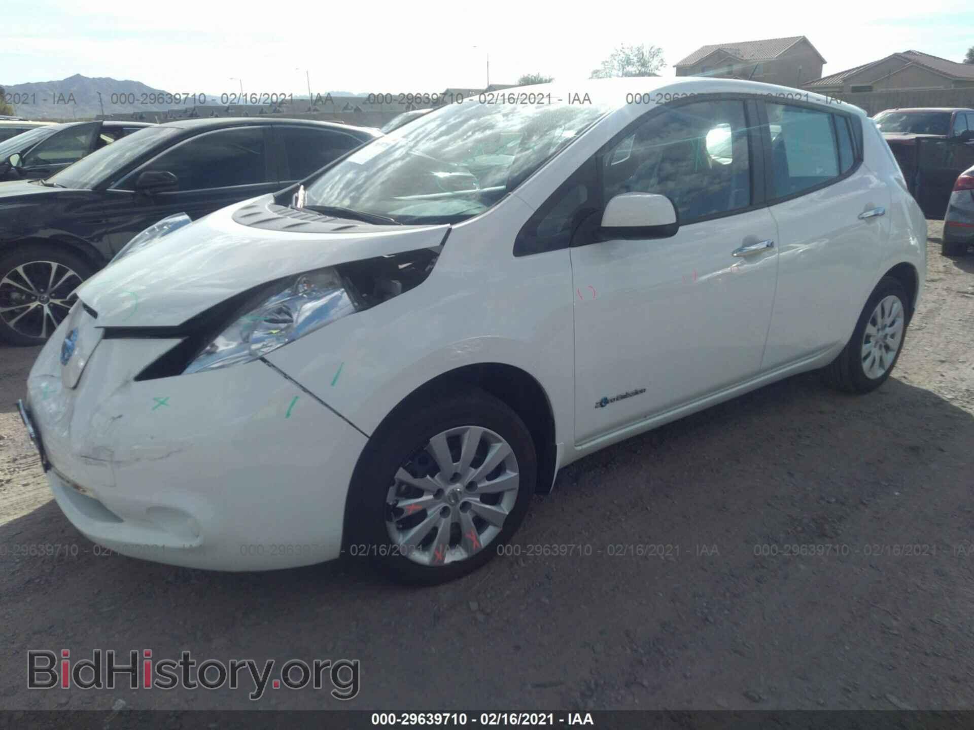 2017 NISSAN LEAF - VIN: 1N4BZ0CP1HC308642 - Фото 2