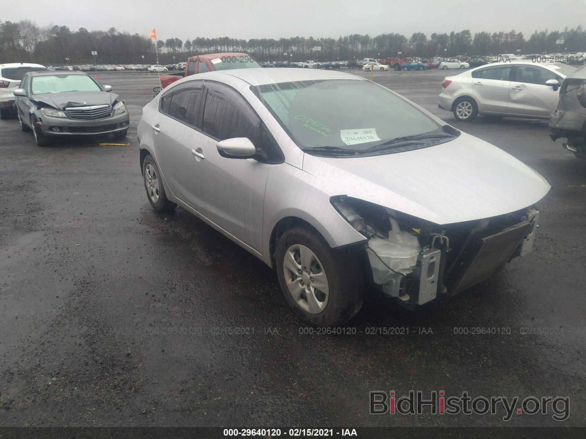 Photo KNAFK4A62F5340340 - KIA FORTE 2015