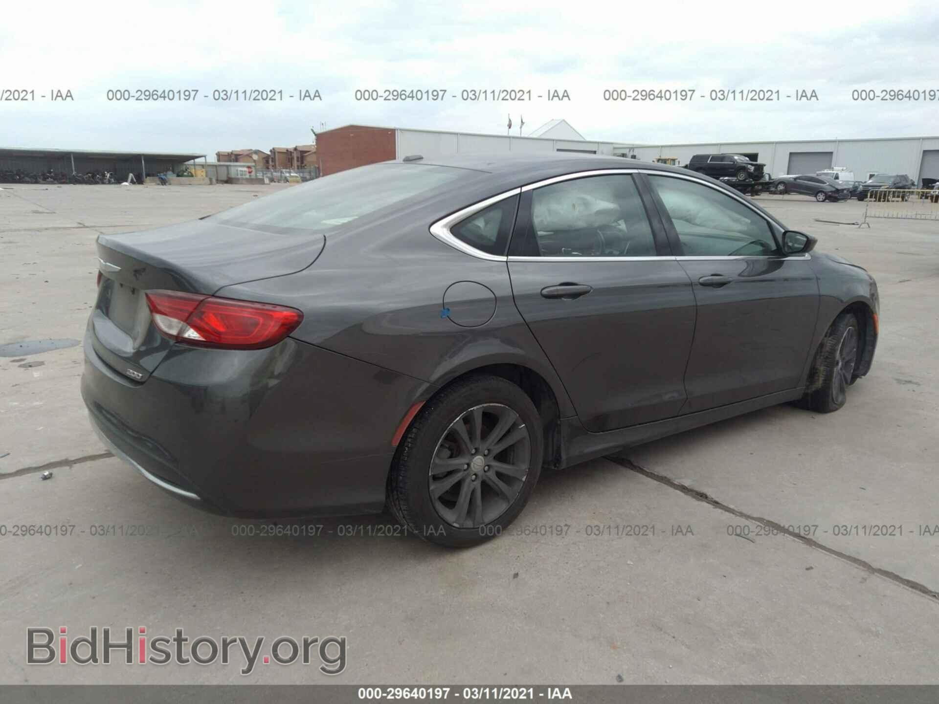 2015 CHRYSLER 200 - VIN: 1C3CCCAB3FN596288 - Фото 4