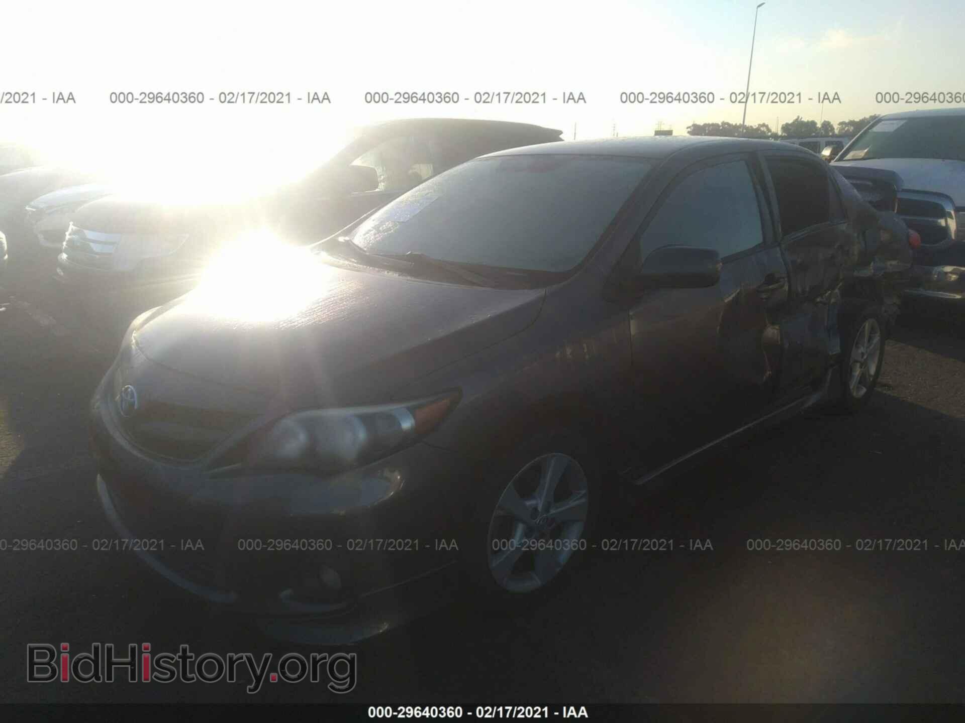 2012 TOYOTA COROLLA - VIN: 5YFBU4EE2CP028823 - Фото 2