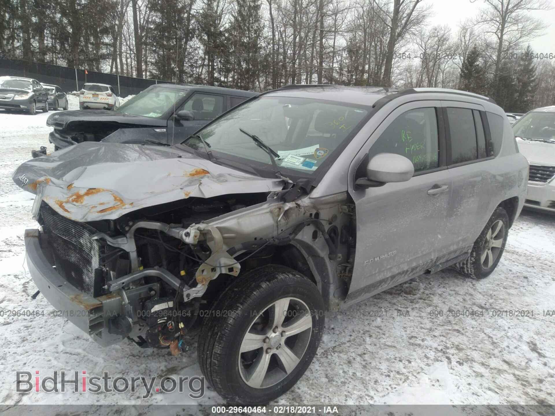 2016 JEEP COMPASS - VIN: 1C4NJDEB5GD657626 - Фото 2