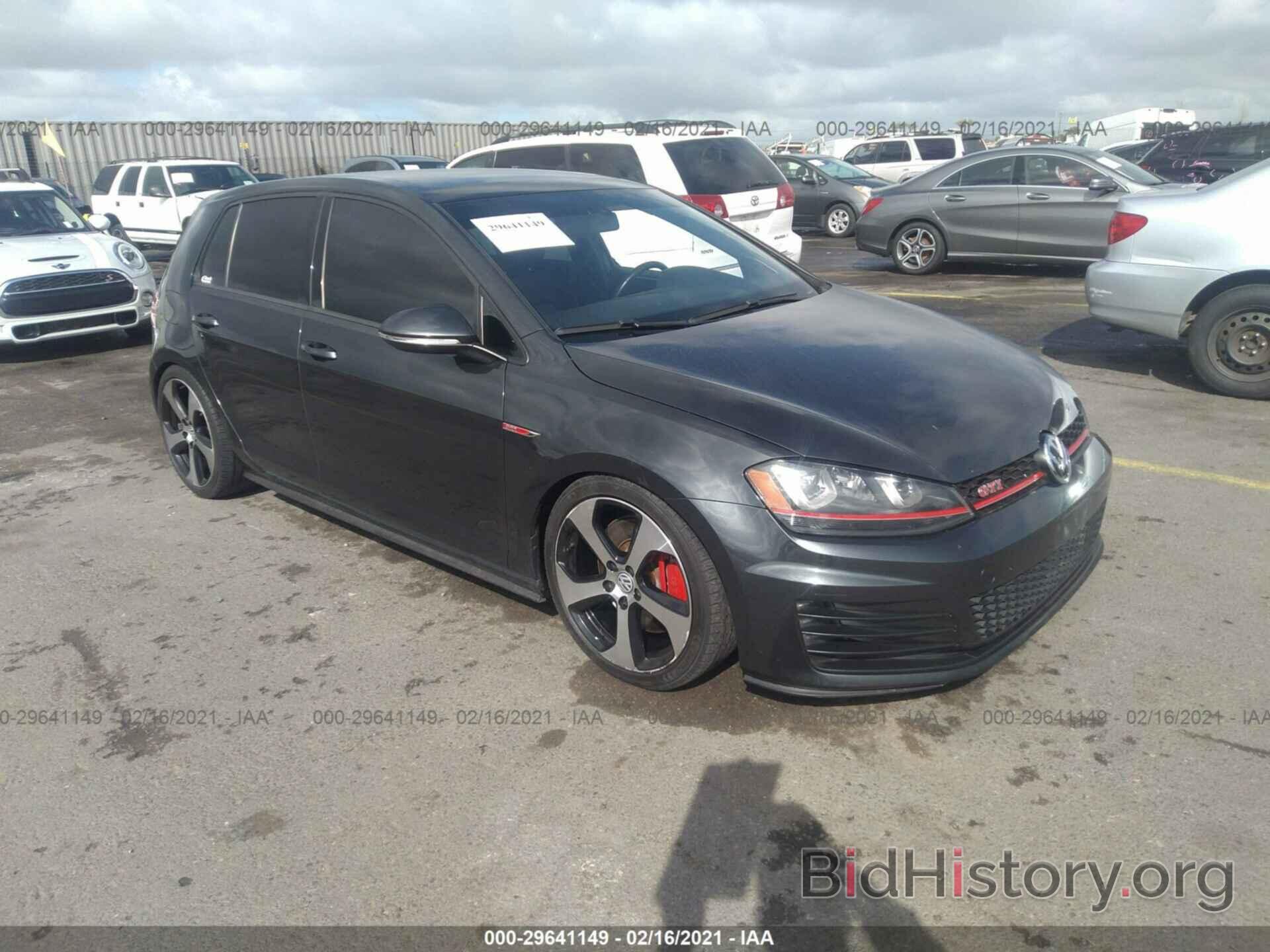 Photo 3VW447AU2GM065209 - VOLKSWAGEN GOLF GTI 2016