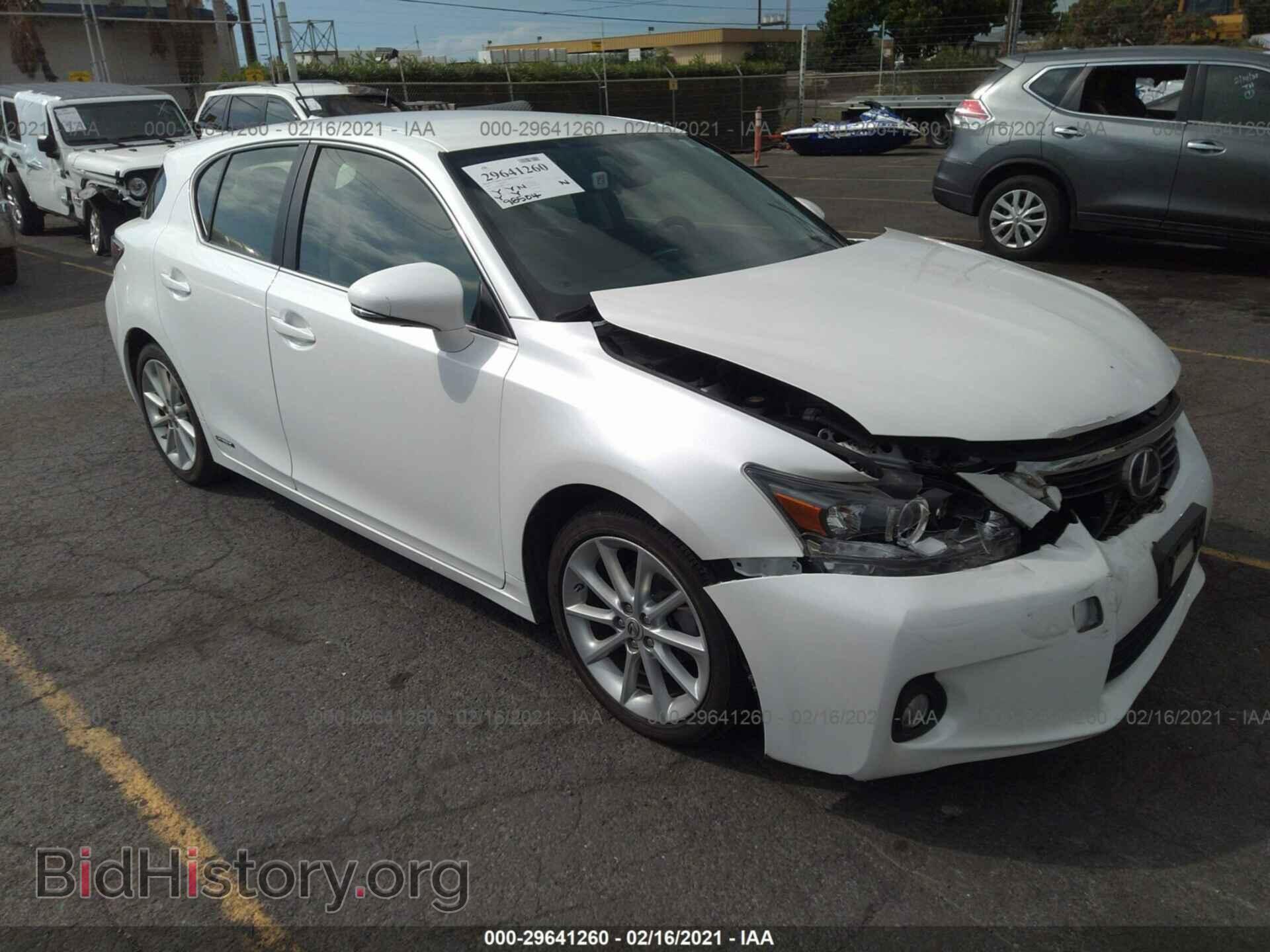 Photo JTHKD5BH6C2089965 - LEXUS CT 200H 2012