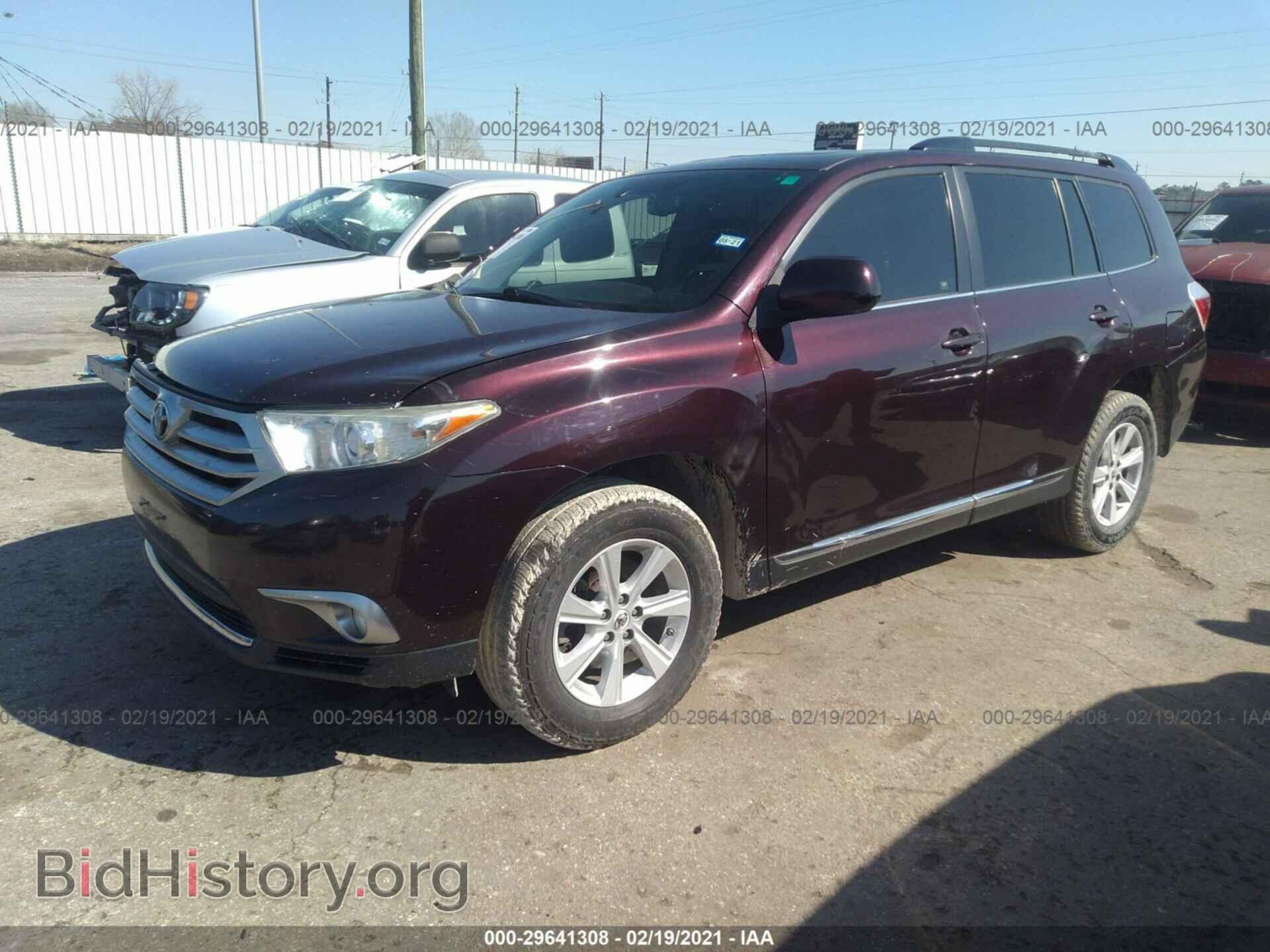 2012 TOYOTA HIGHLANDER - VIN: 5TDZK3EH2CS058288 - Фото 2