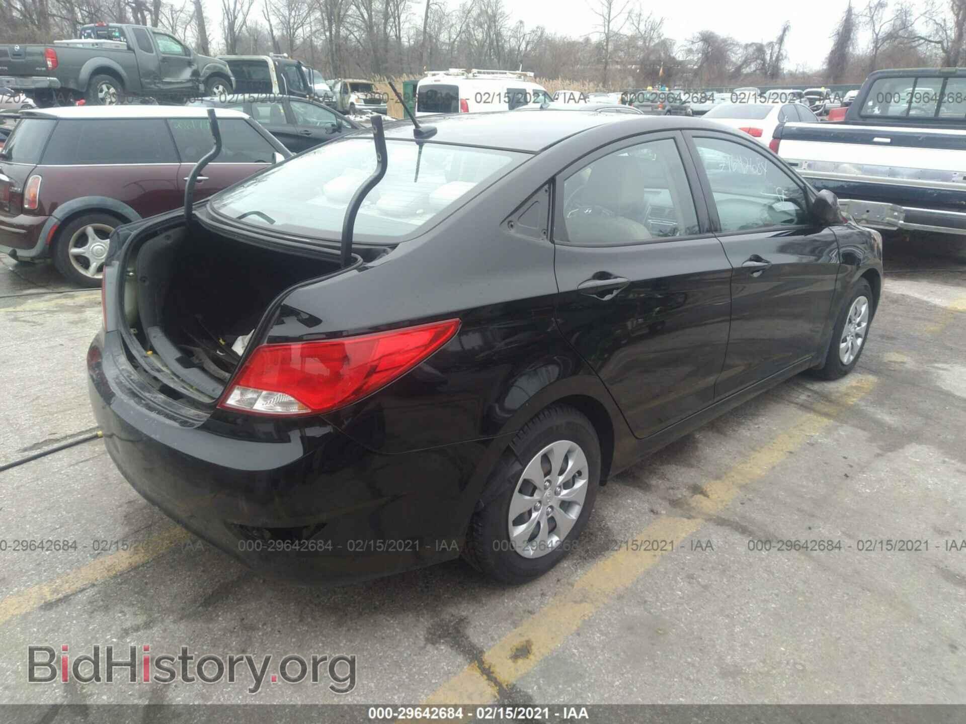 2016 HYUNDAI ACCENT - VIN: KMHCT4AE7GU138865 - Фото 4