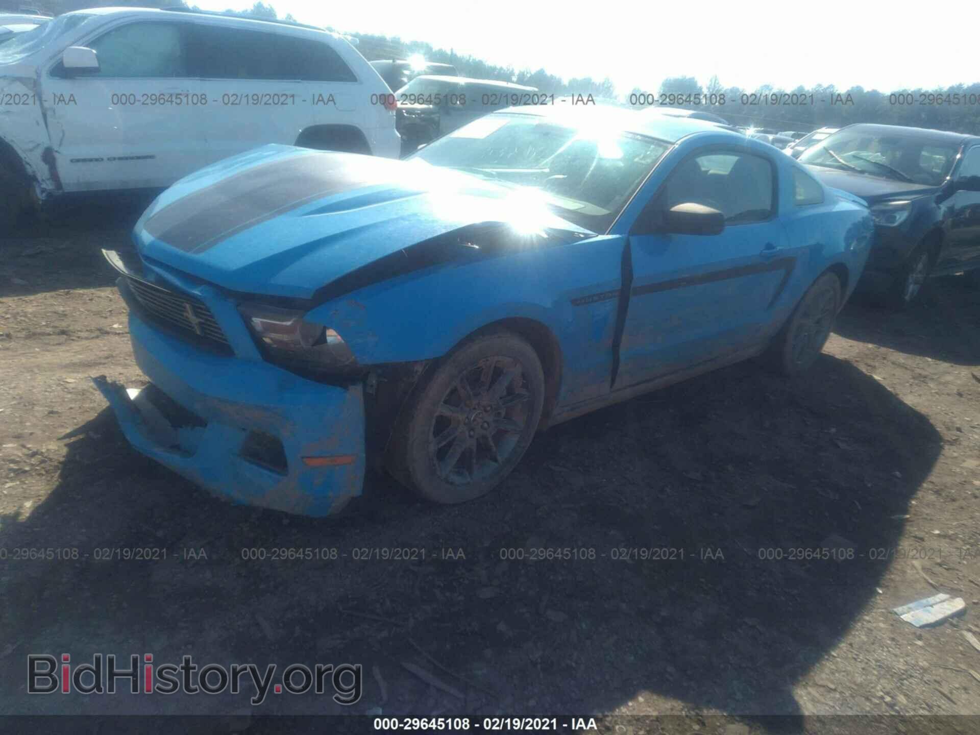 2012 FORD MUSTANG - VIN: 1ZVBP8AM3C5250244 - Фото 2