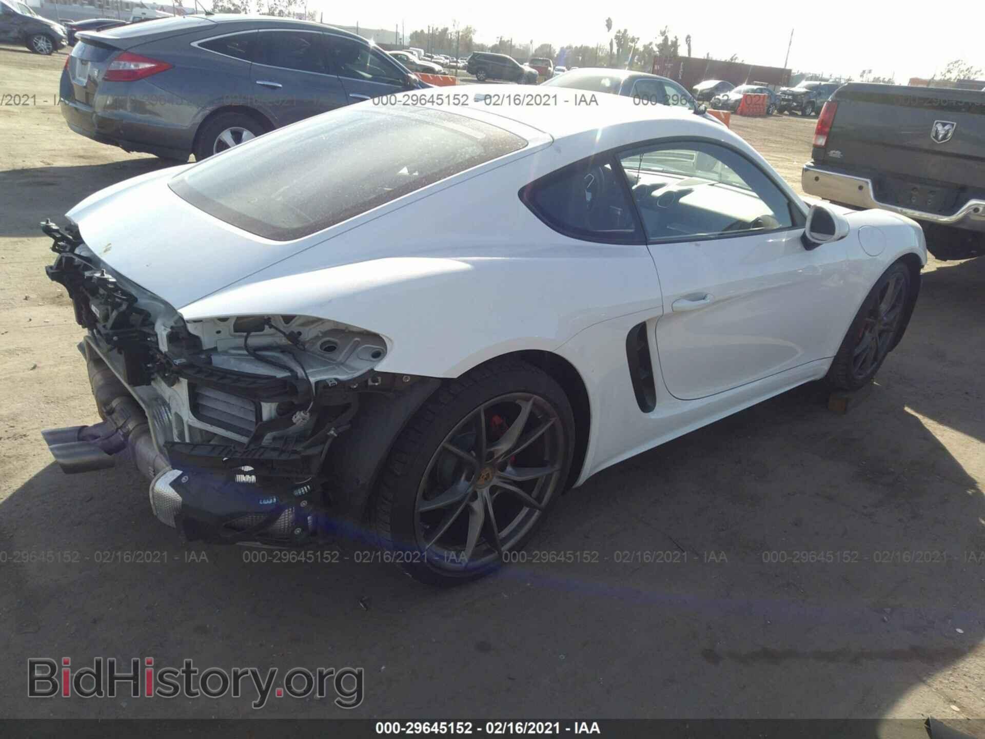 2018 PORSCHE 718 CAYMAN - VIN: WP0AB2A84JS278372 - Фото 4