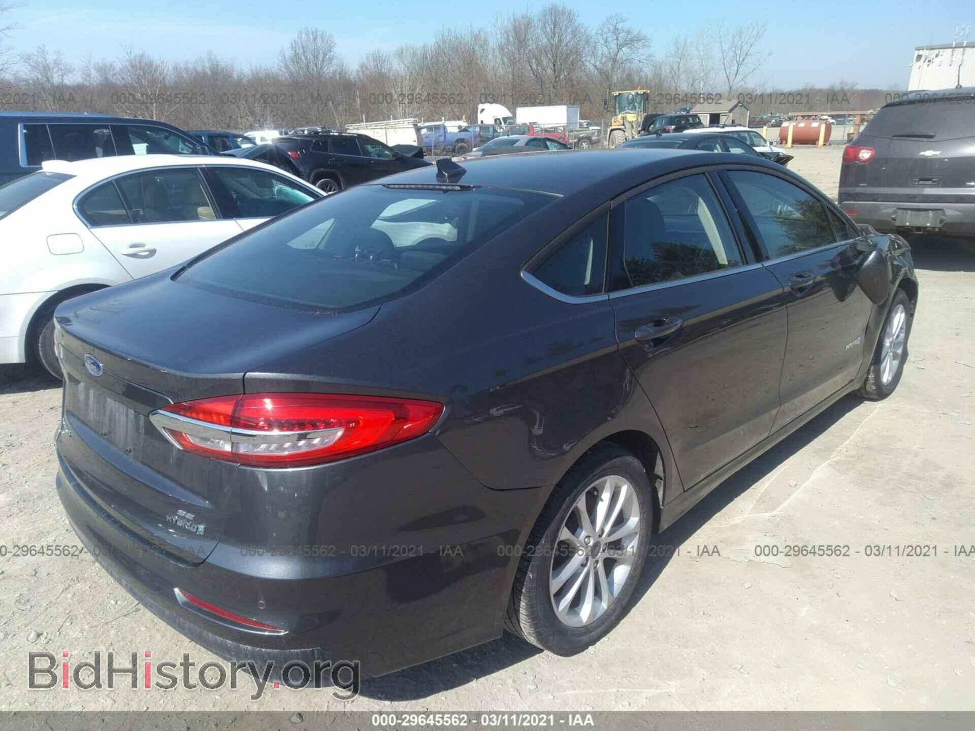 2019 FORD FUSION HYBRID - VIN: 3FA6P0LU2KR266830 - Фото 4