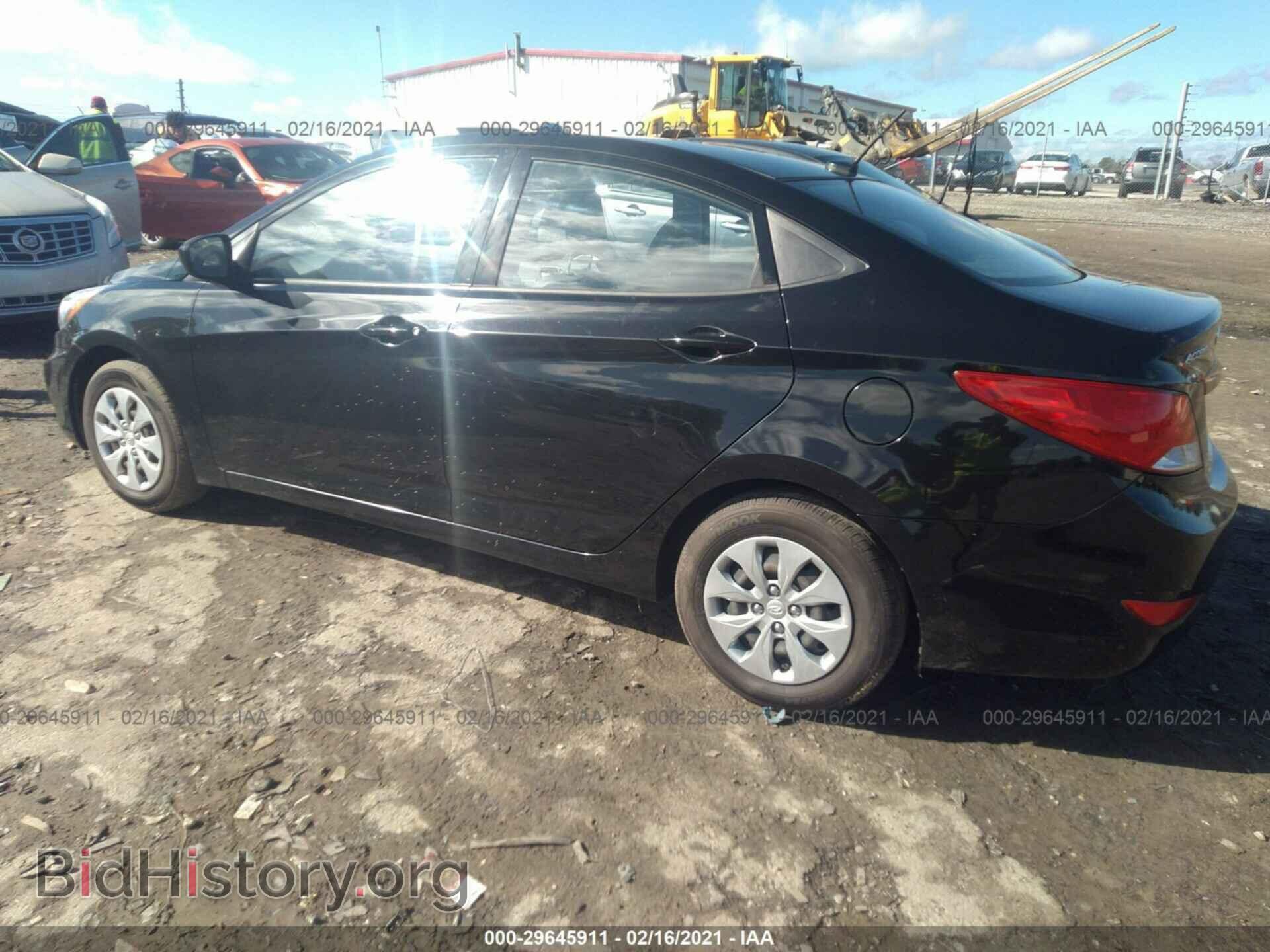 2016 HYUNDAI ACCENT - VIN: KMHCT4AE5GU109641 - Фото 3