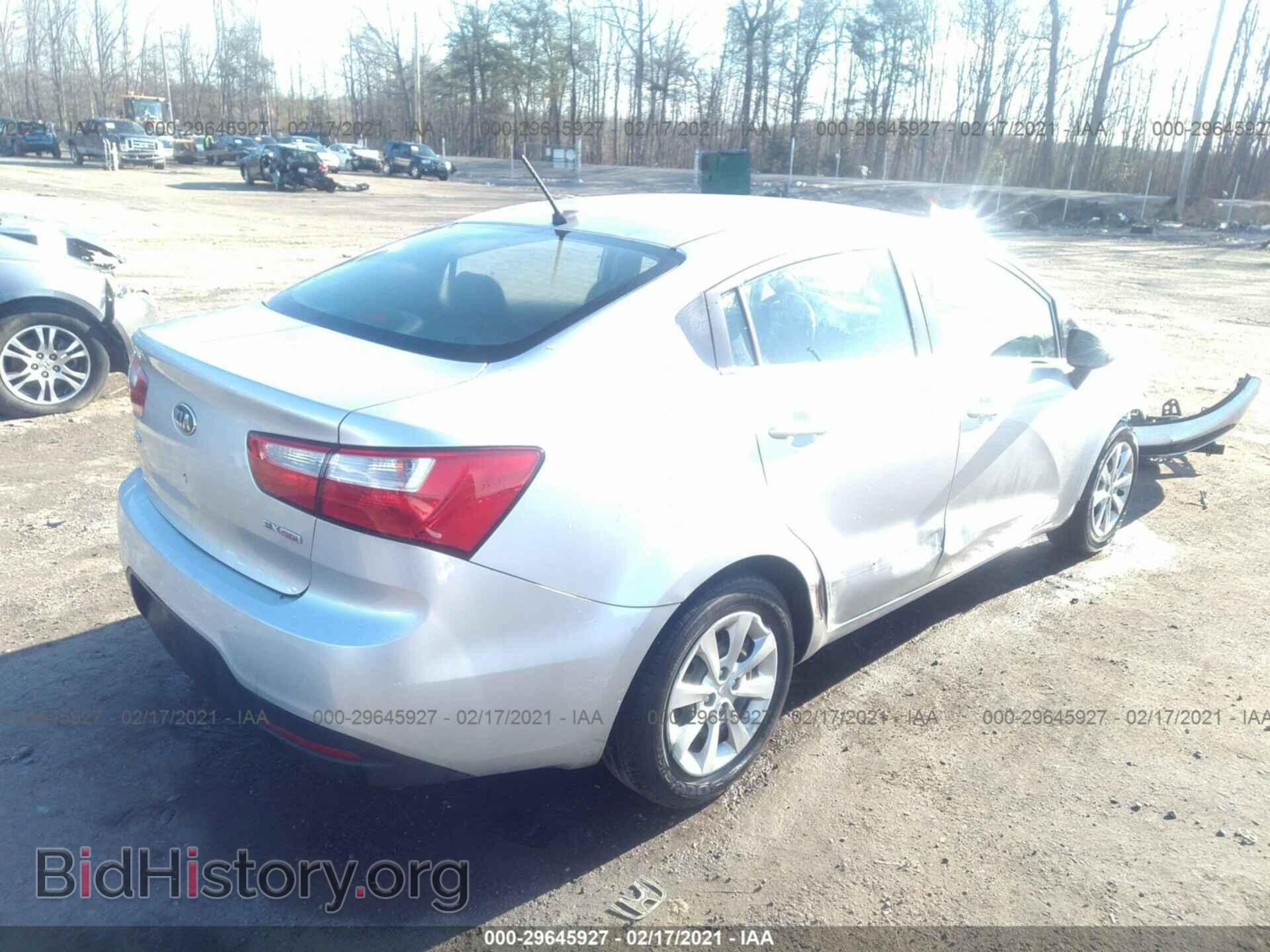 2013 KIA RIO - VIN: KNADN4A33D6230151 - Фото 4