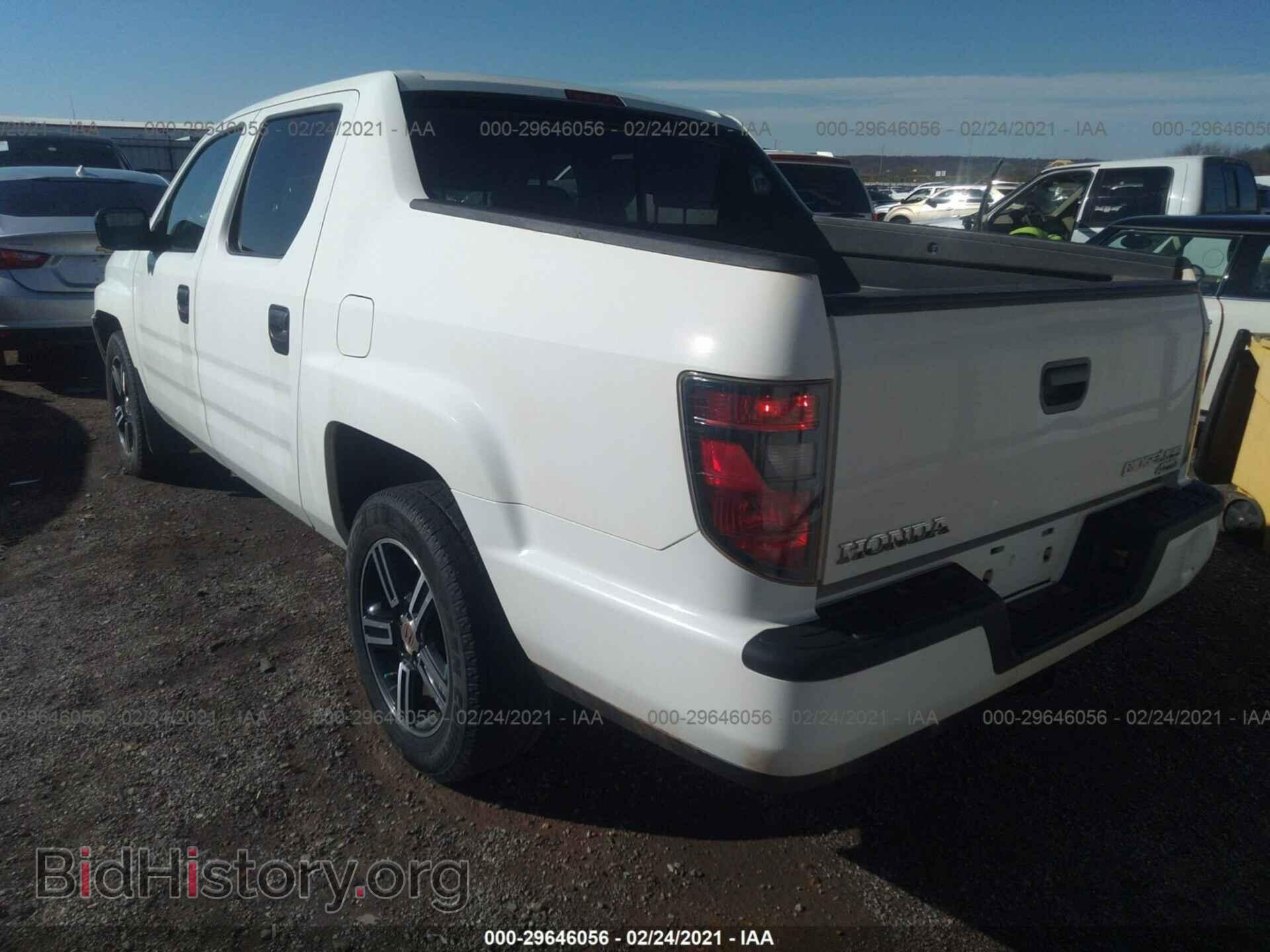 2012 HONDA RIDGELINE - VIN: 5FPYK1F73CB001261 - Фото 3