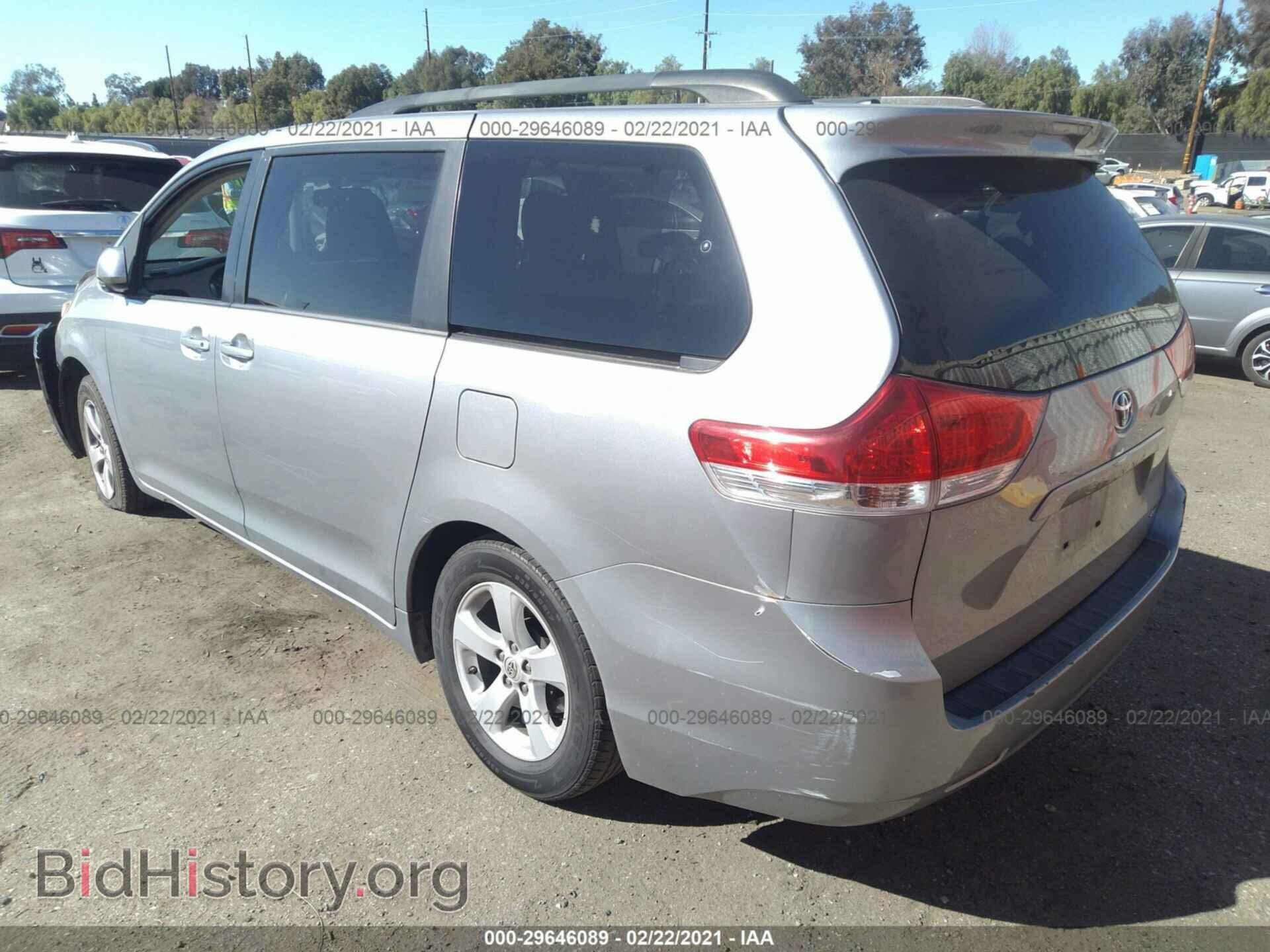 2012 TOYOTA SIENNA - VIN: 5TDKK3DC0CS252891 - Фото 3