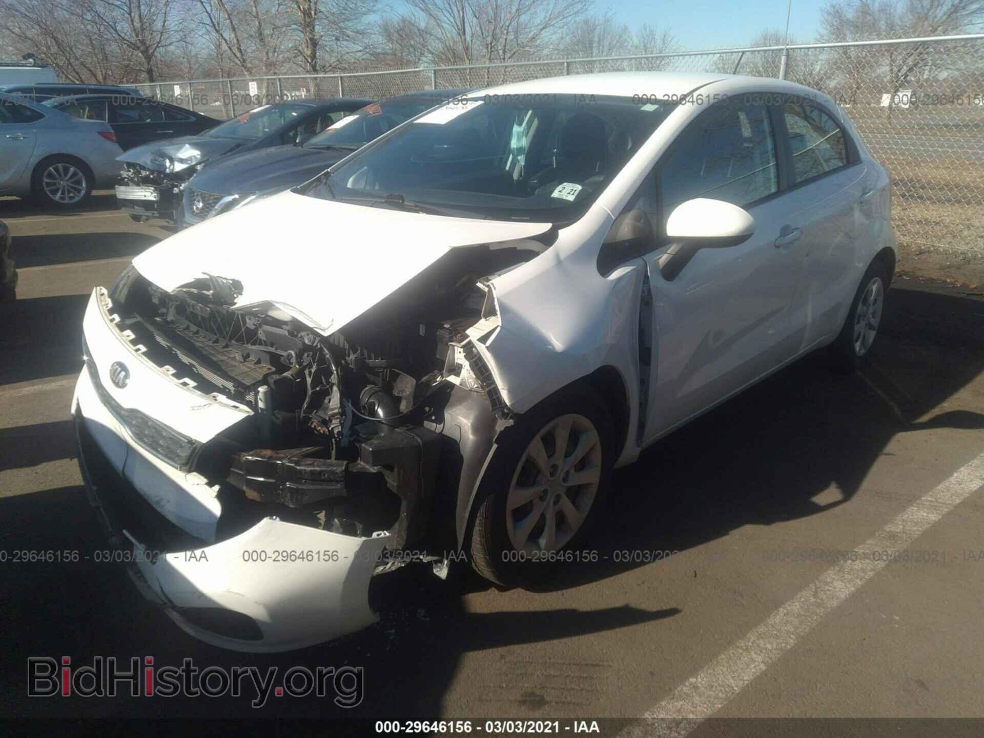 2015 KIA RIO - VIN: KNADN5A31F6445634 - Фото 2