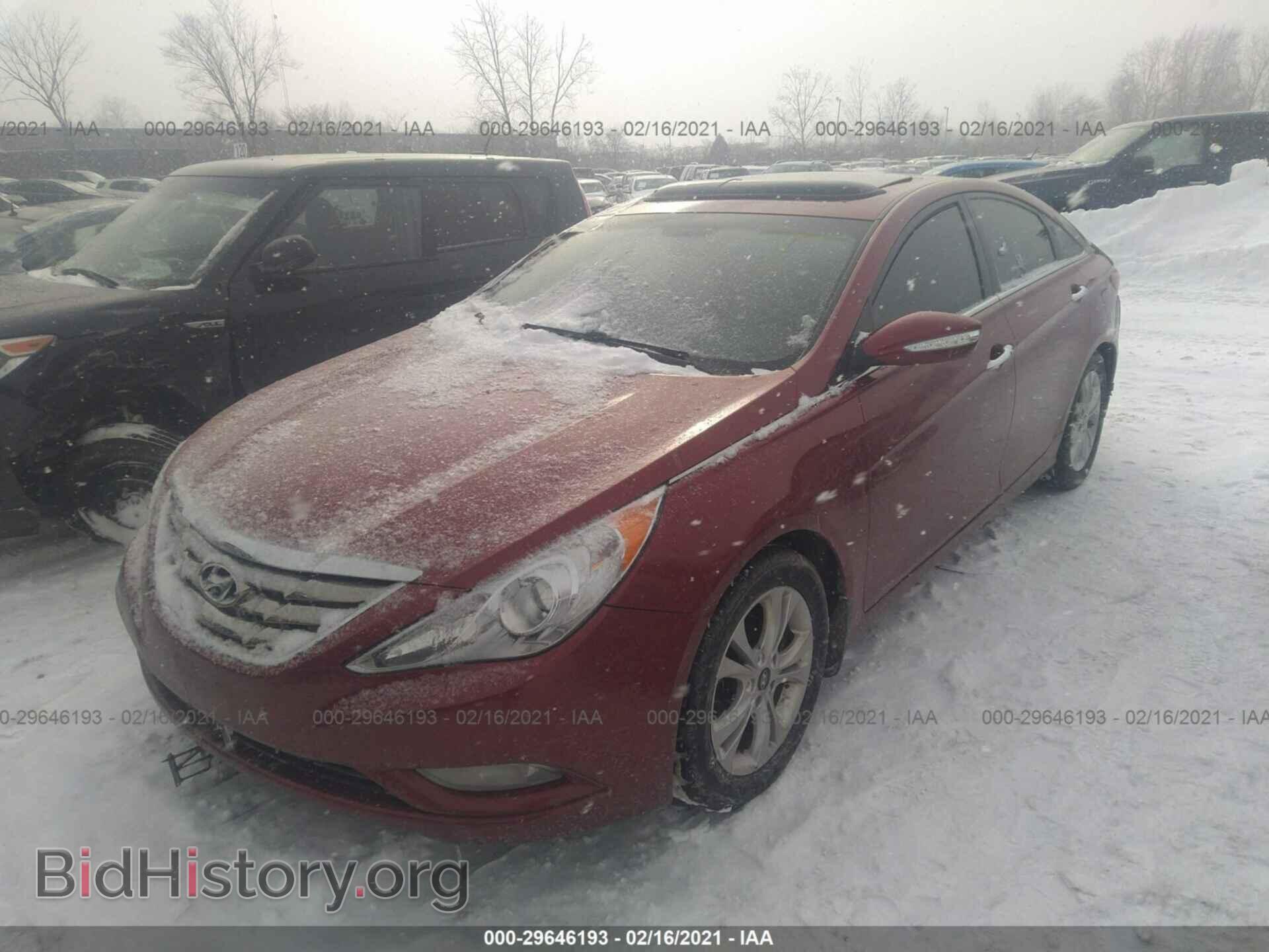2013 HYUNDAI SONATA - VIN: 5NPEC4AC2DH687178 - Фото 2