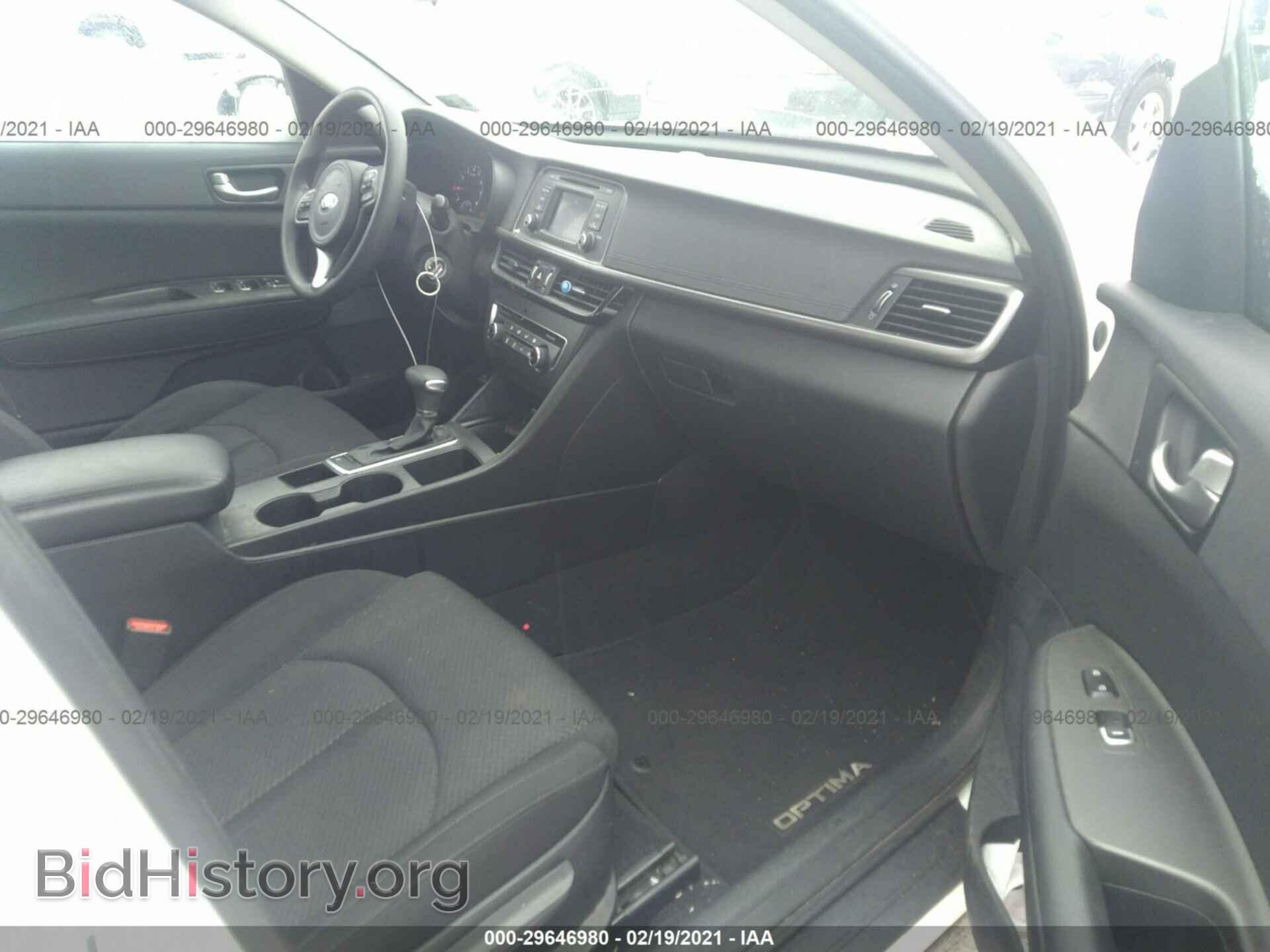 2016 KIA OPTIMA - VIN: KNAGT4L33G5098065 - Фото 5