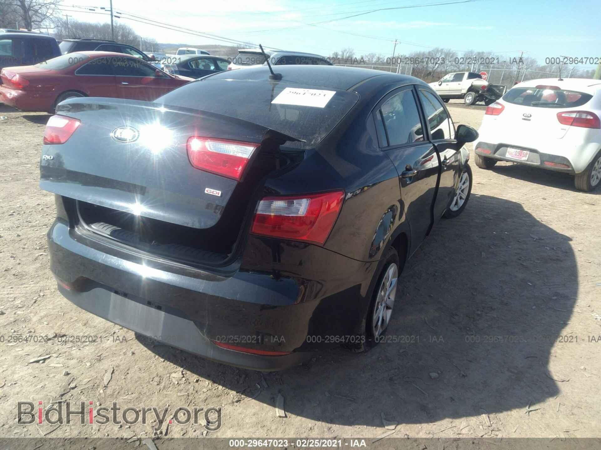 2017 KIA RIO - VIN: KNADM4A33H6006113 - Фото 4