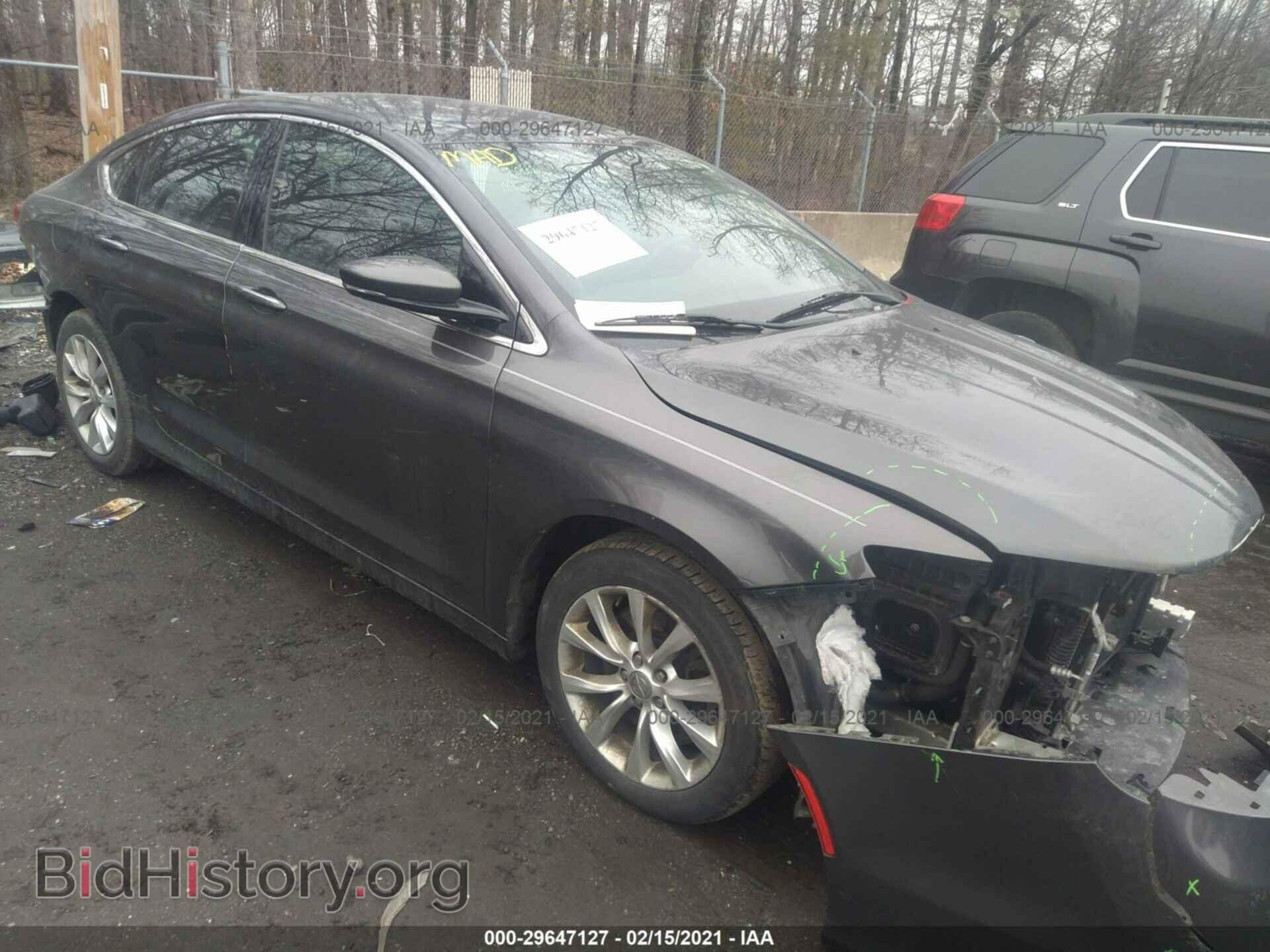 Фотография 1C3CCCCG6FN509962 - CHRYSLER 200 2015