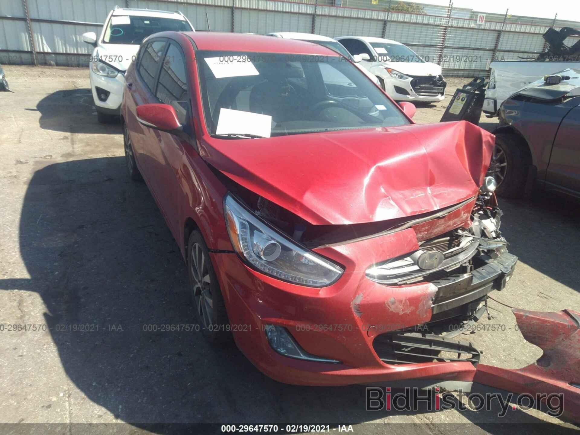 Photo KMHCU5AE0HU351662 - HYUNDAI ACCENT 2017