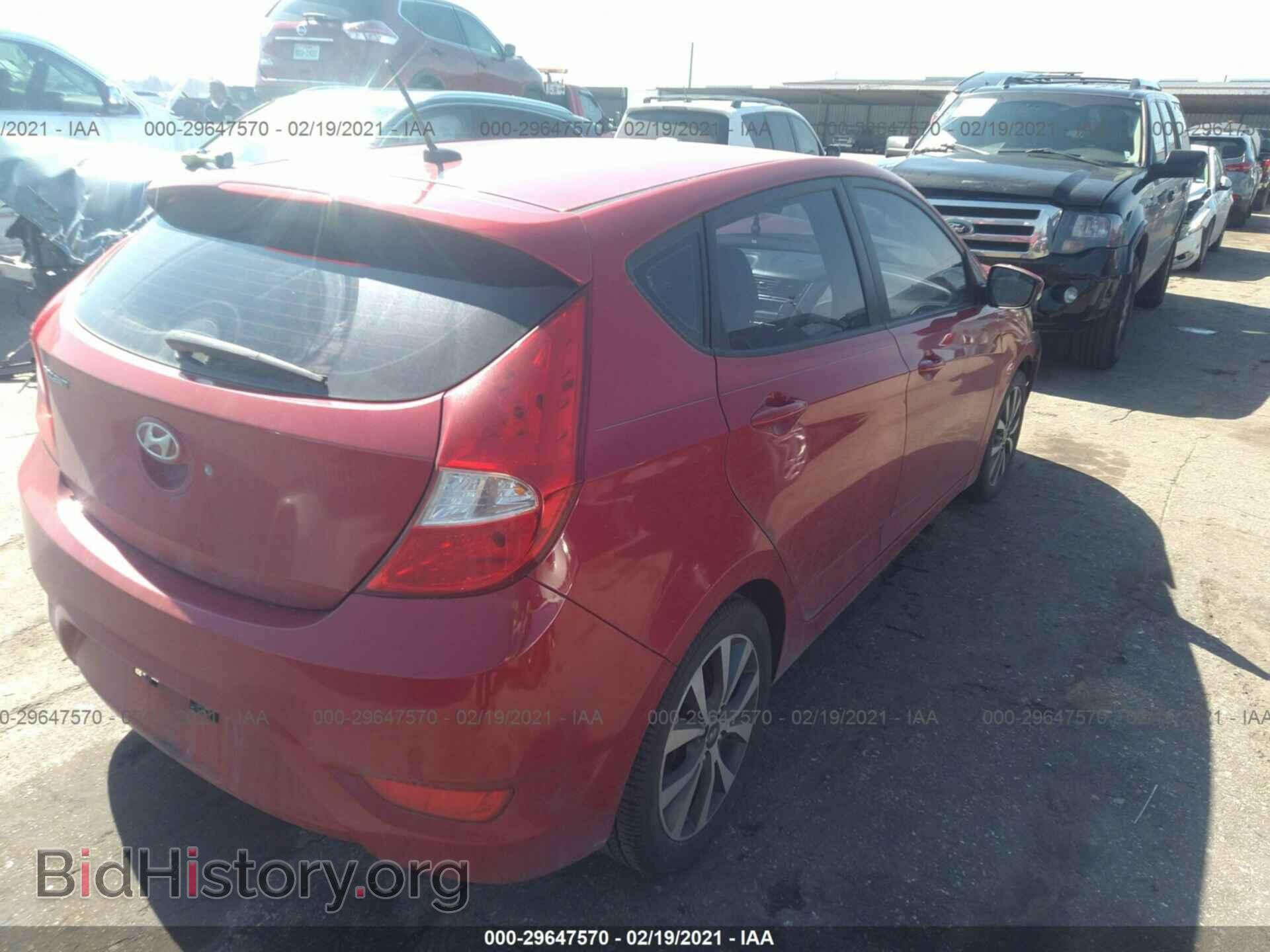 2017 HYUNDAI ACCENT - VIN: KMHCU5AE0HU351662 - Фото 4