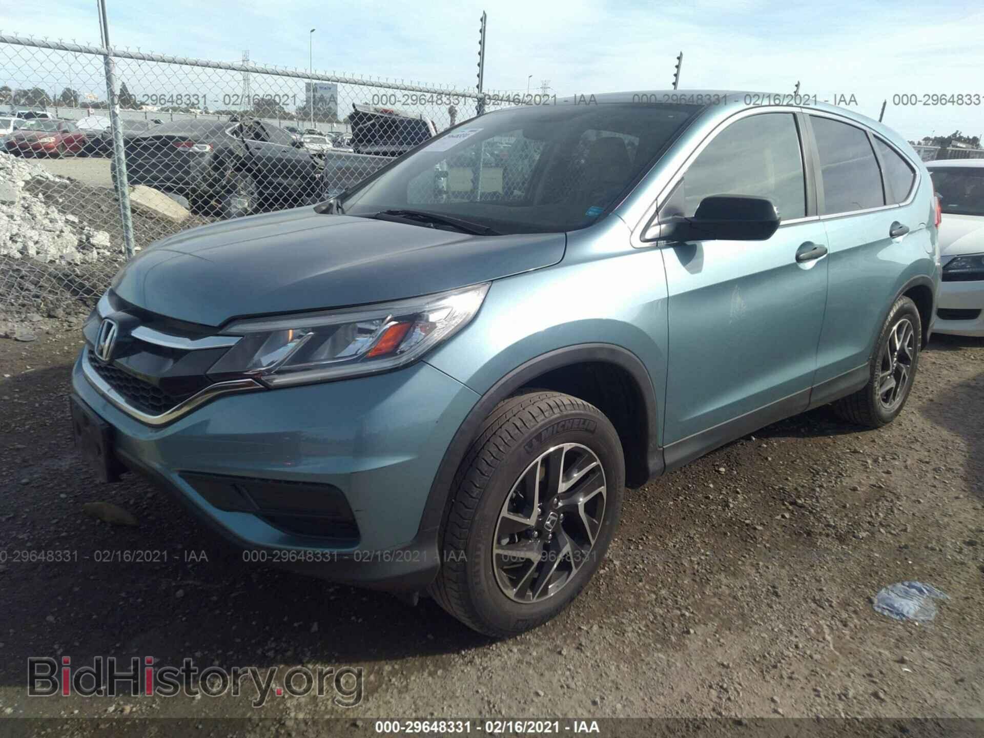 2016 HONDA CR-V - VIN: 2HKRM3H48GH527320 - Фото 2