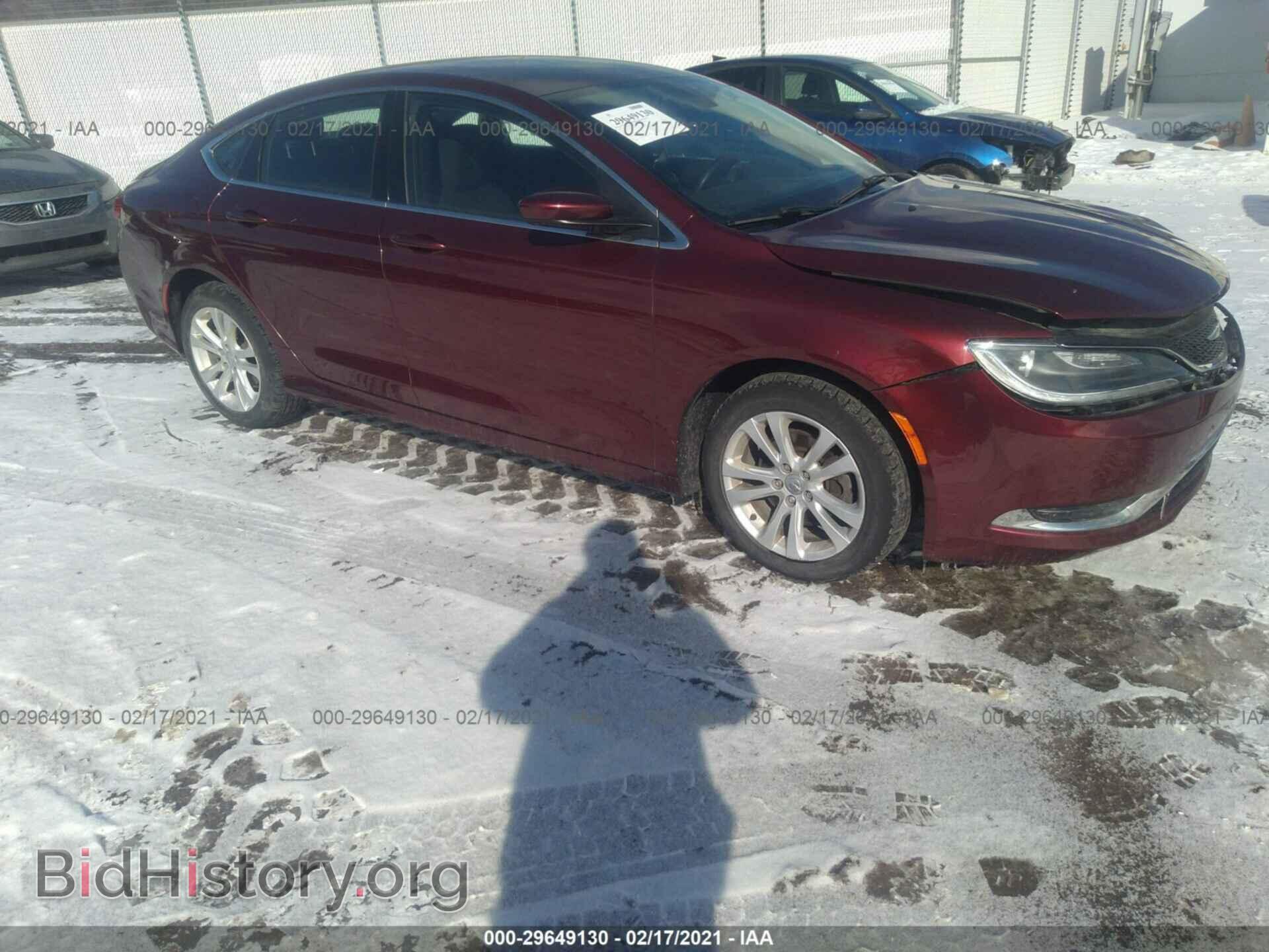 Фотография 1C3CCCAB0GN107542 - CHRYSLER 200 2016