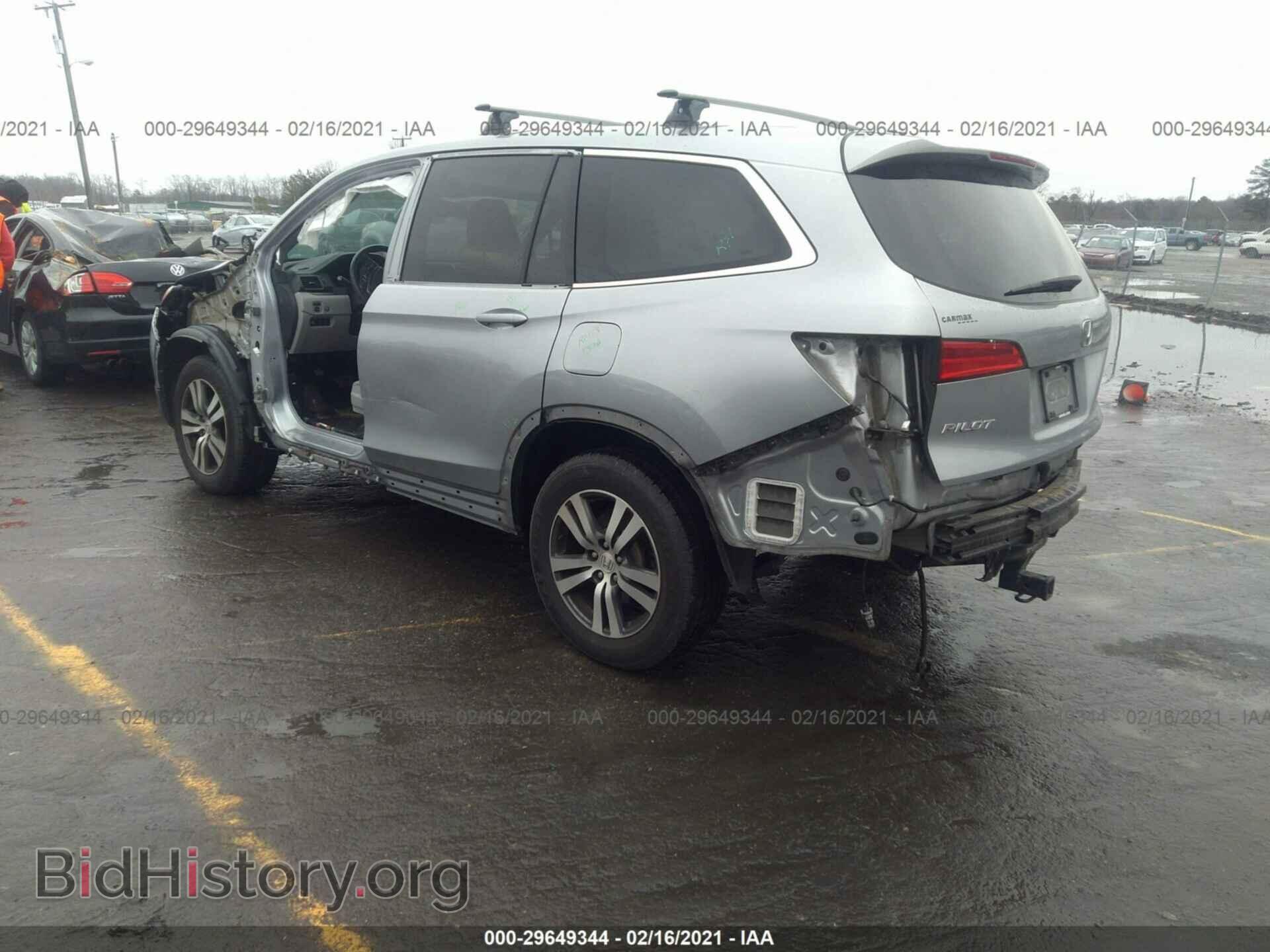 2016 HONDA PILOT - VIN: 5FNYF6H82GB103222 - Фото 3