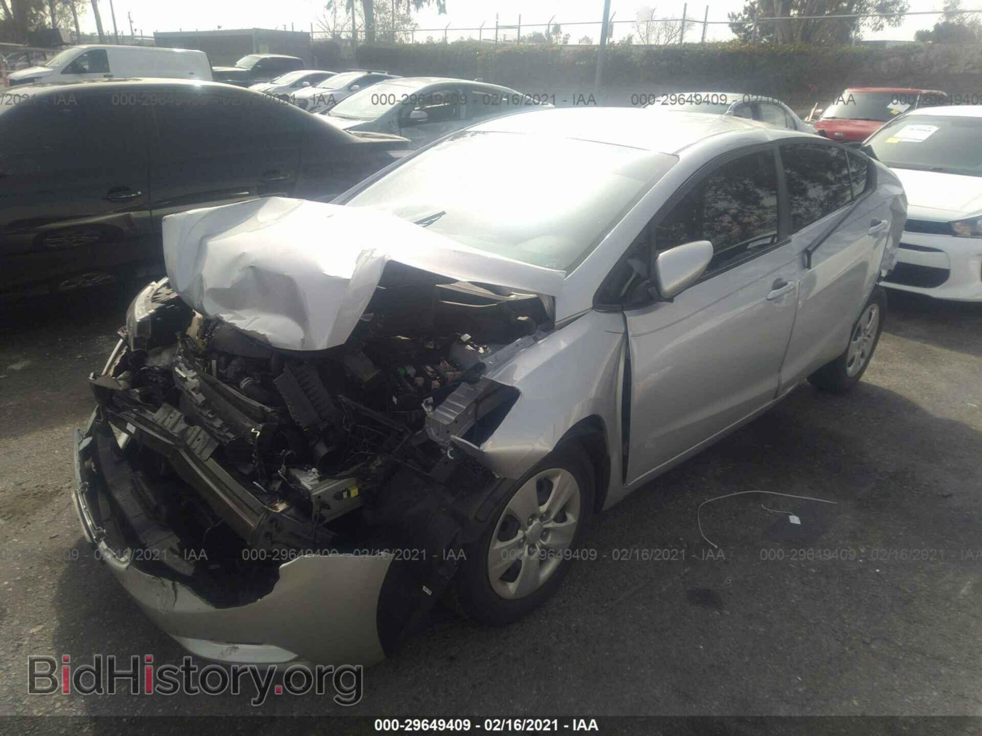 2016 KIA FORTE - VIN: KNAFK4A61G5541180 - Фото 2