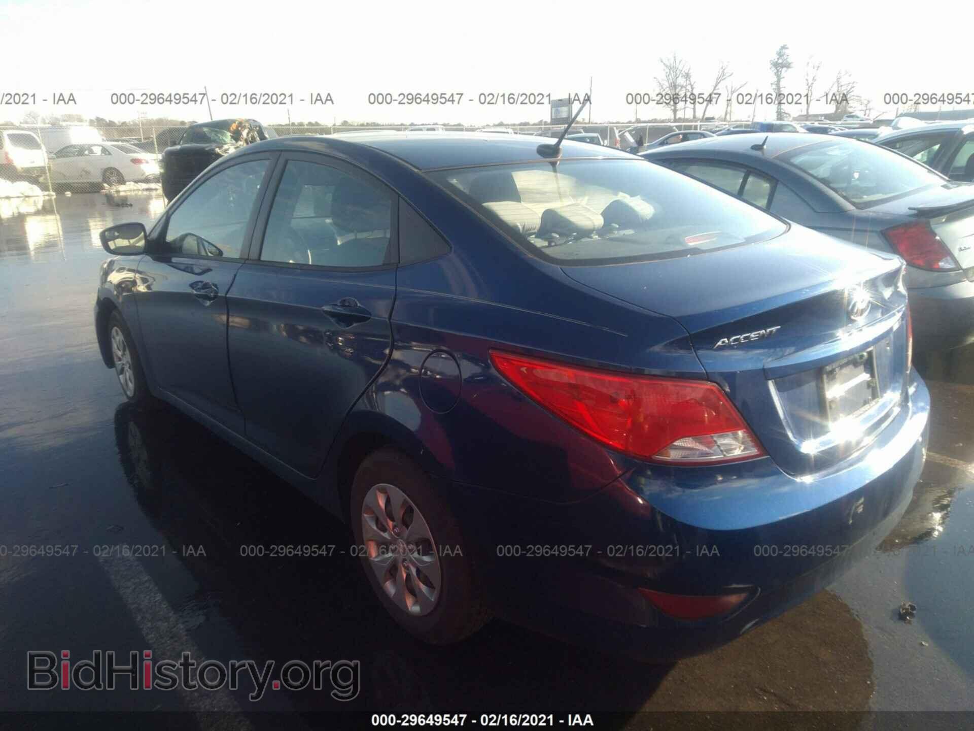 2015 HYUNDAI ACCENT - VIN: KMHCT4AEXFU905087 - Фото 3
