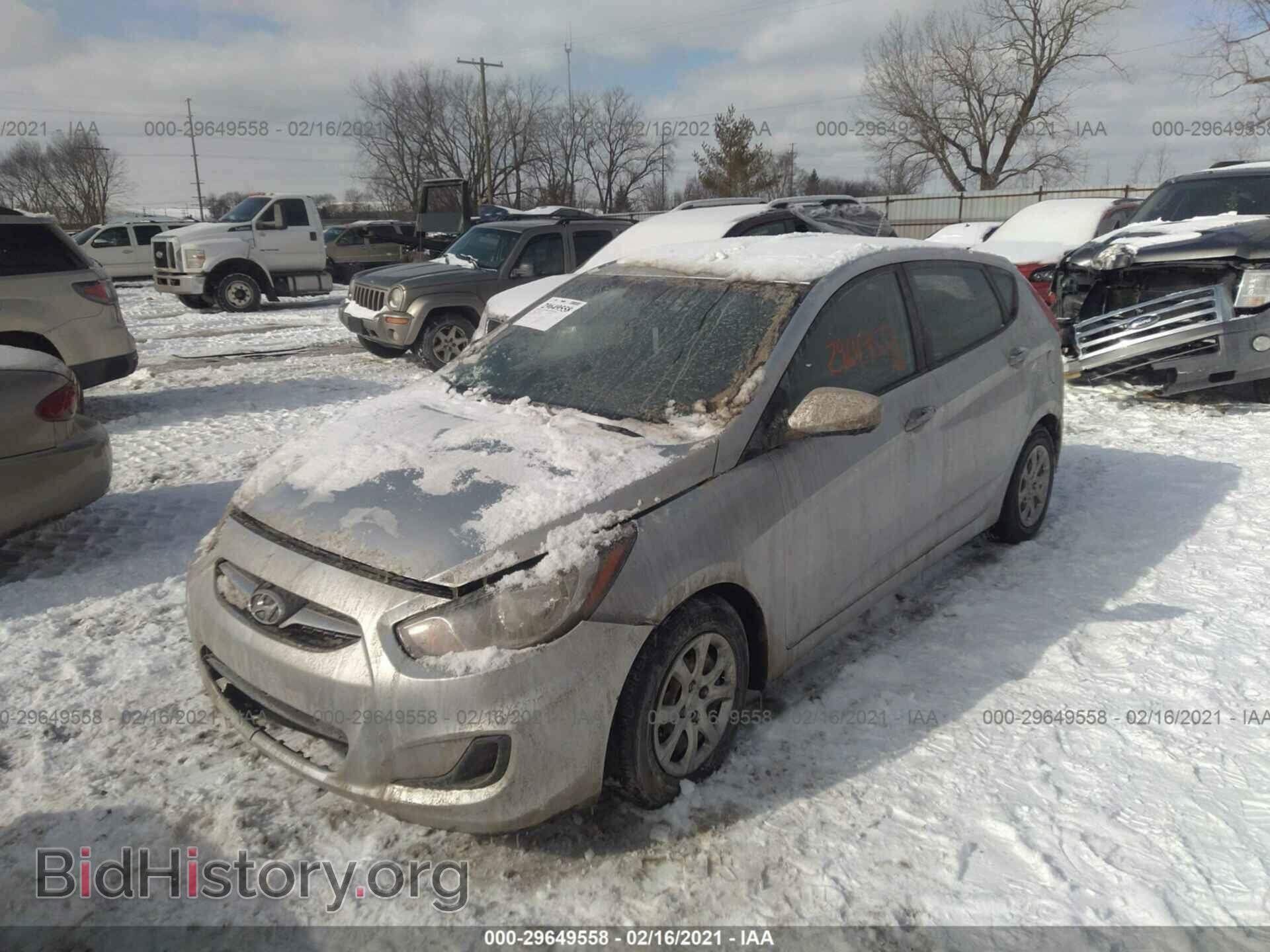 2013 HYUNDAI ACCENT - VIN: KMHCT5AE2DU078706 - Фото 2