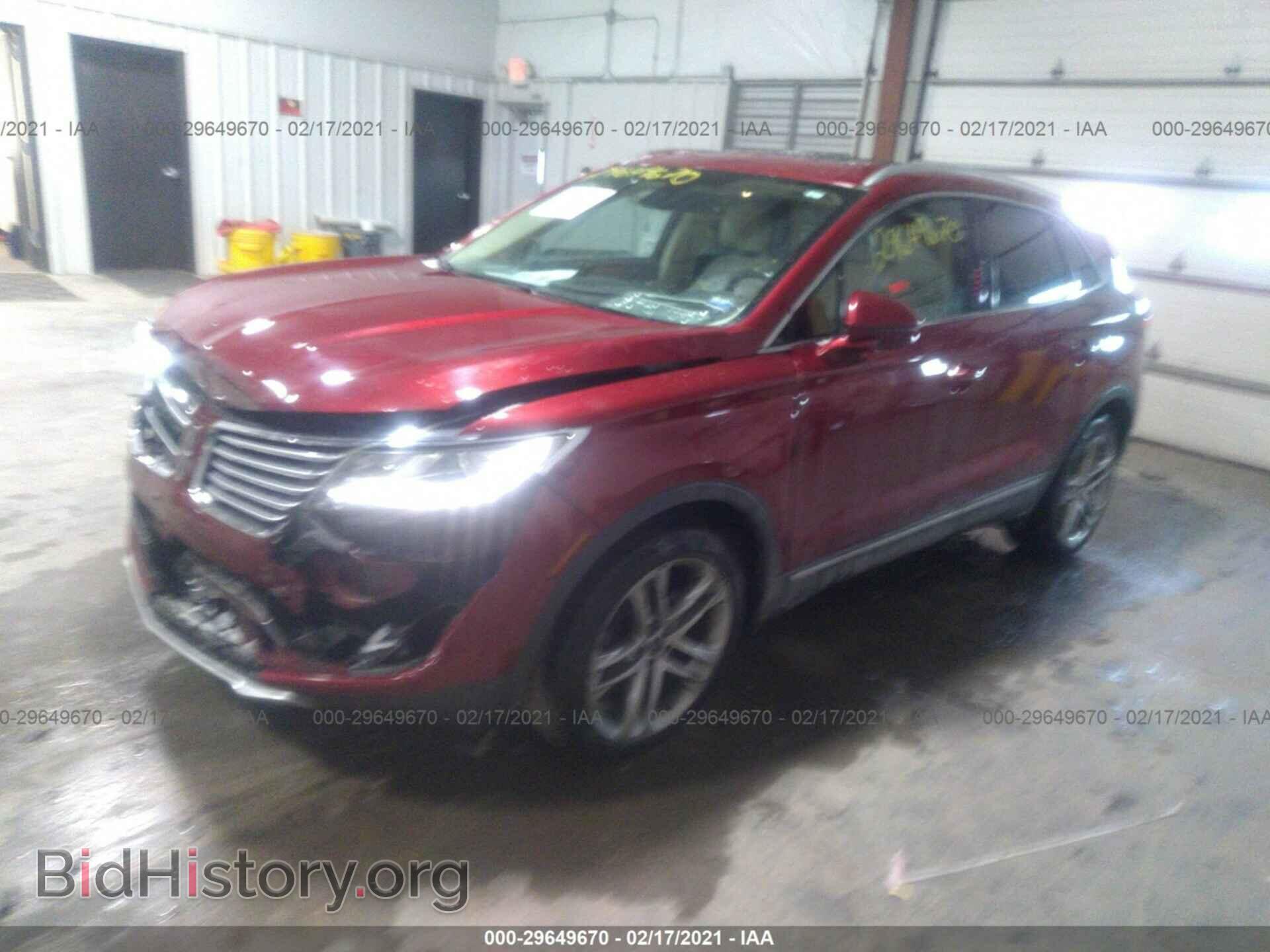 2015 LINCOLN MKC - VIN: 5LMTJ2AH2FUJ28695 - Фото 2