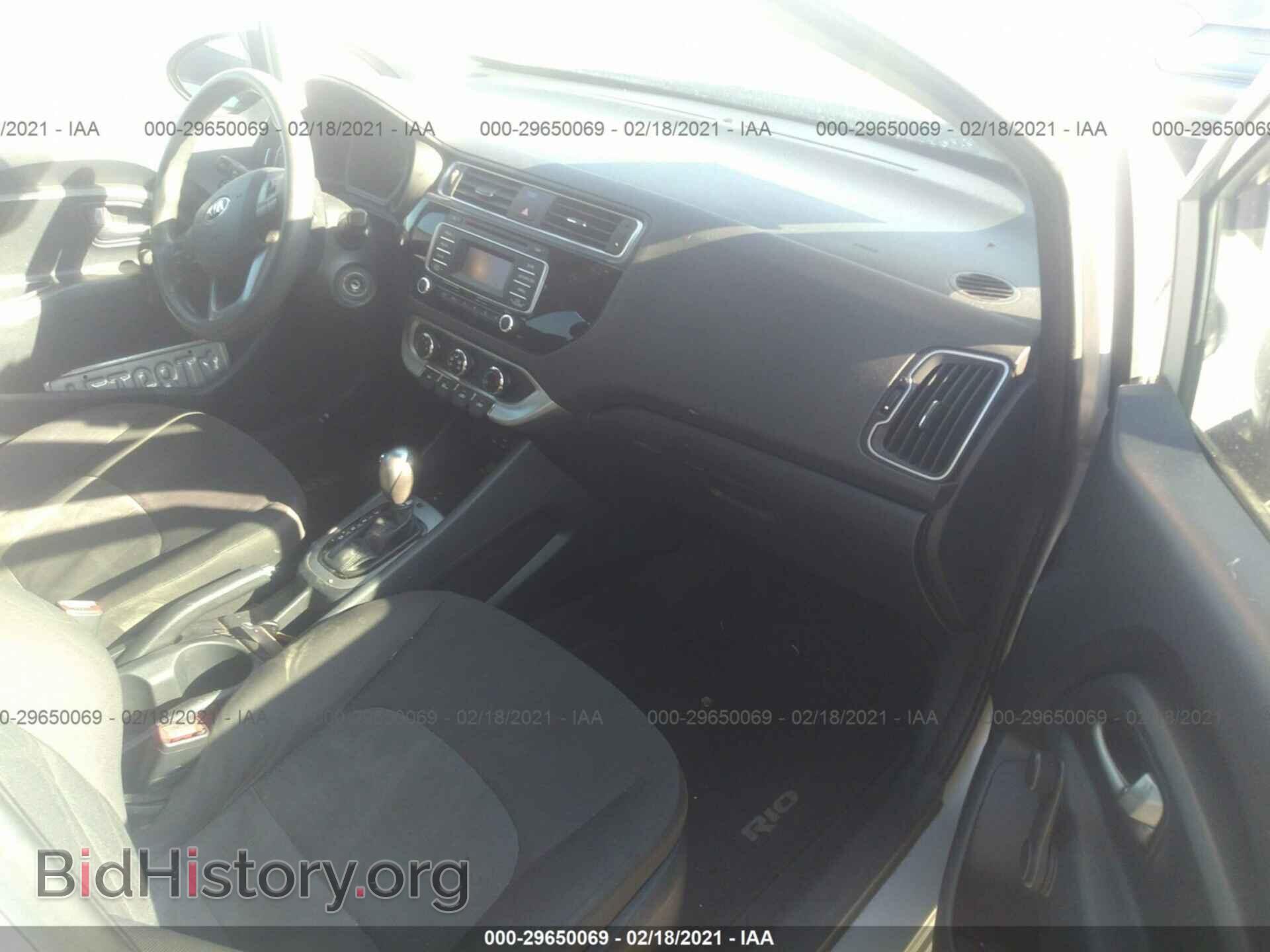 2016 KIA RIO - VIN: KNADM4A31G6572690 - Фото 5