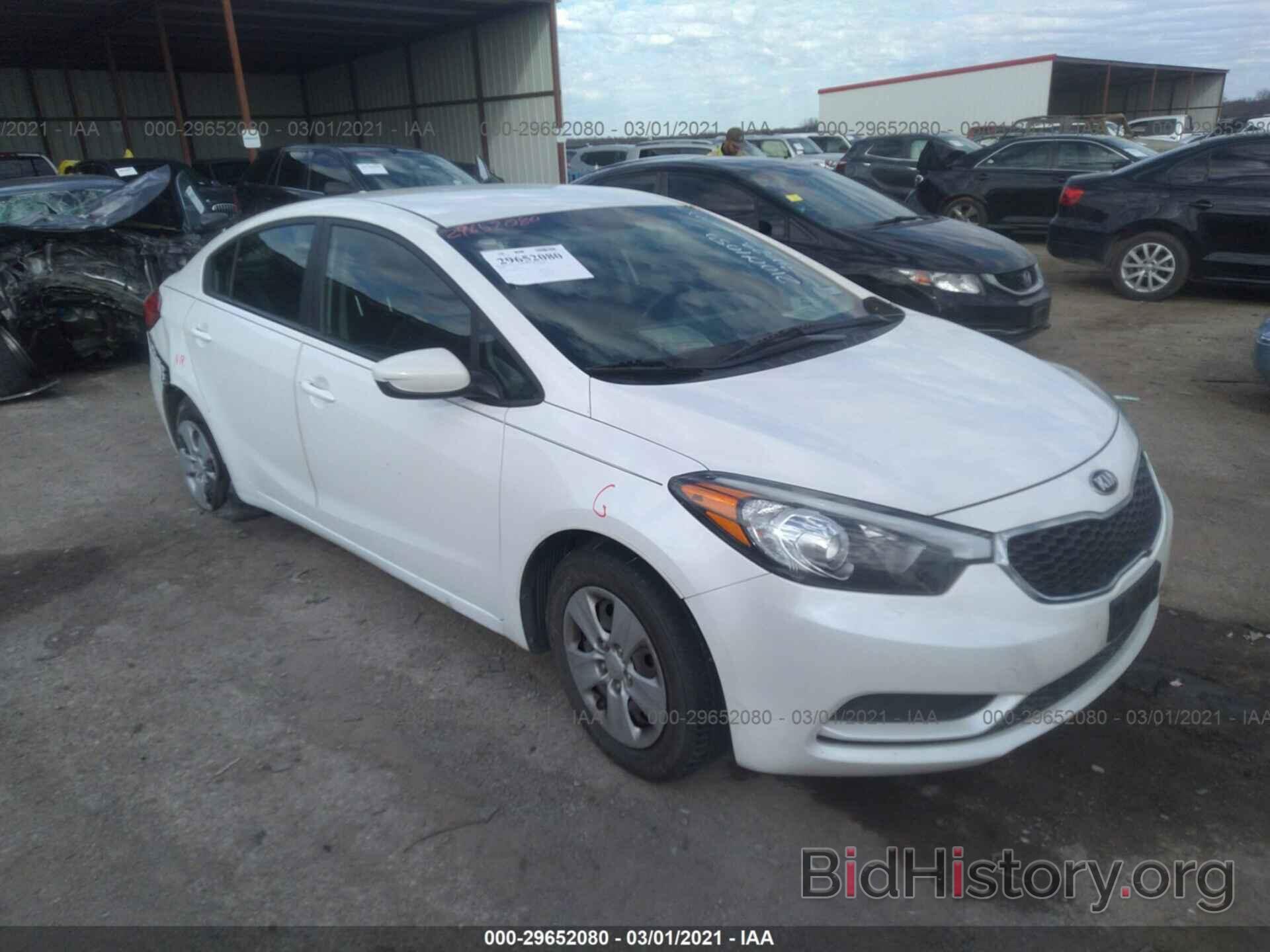 Photo KNAFK4A66E5067692 - KIA FORTE 2014