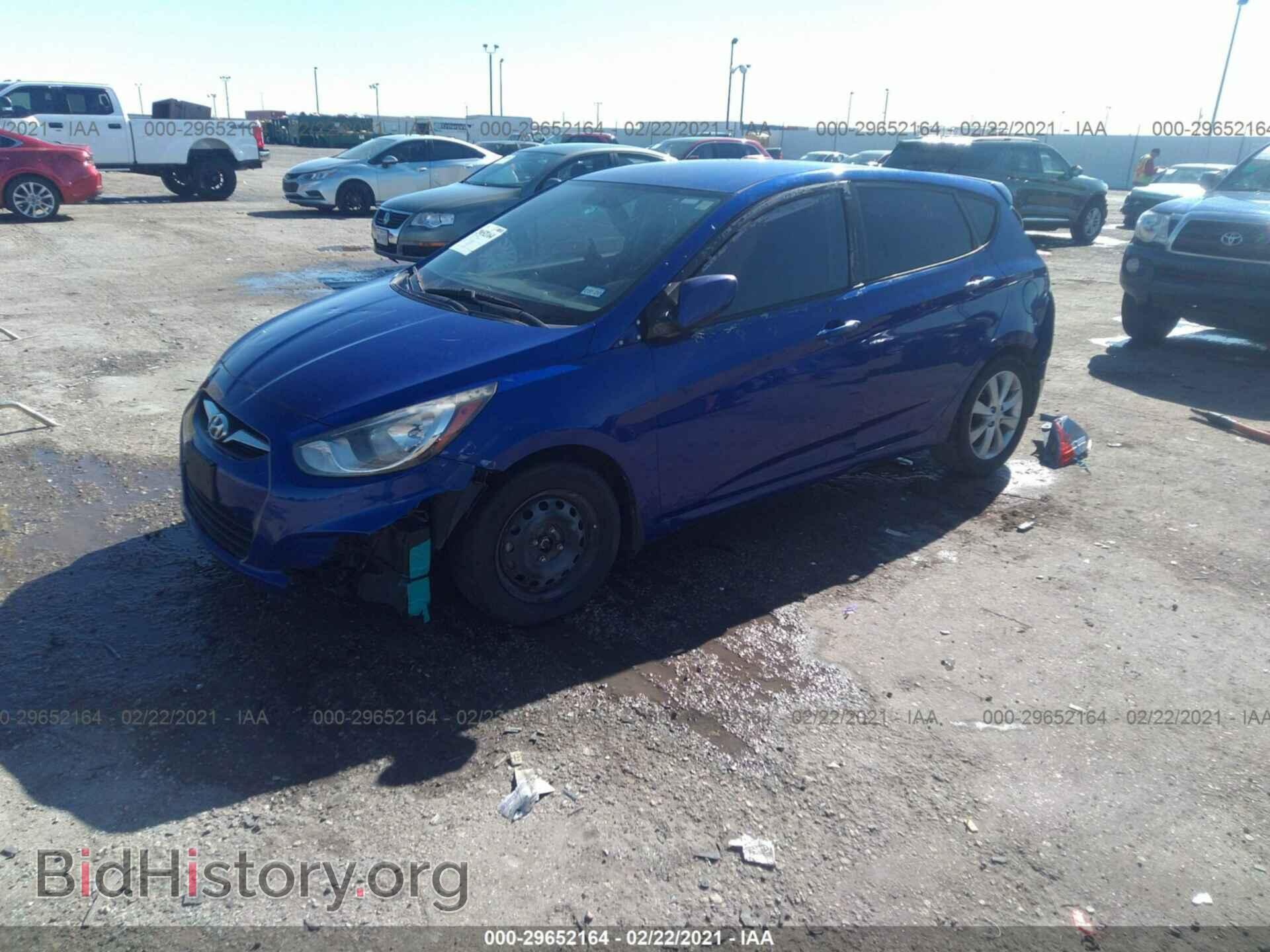 2012 HYUNDAI ACCENT - VIN: KMHCU5AE6CU041444 - Фото 2