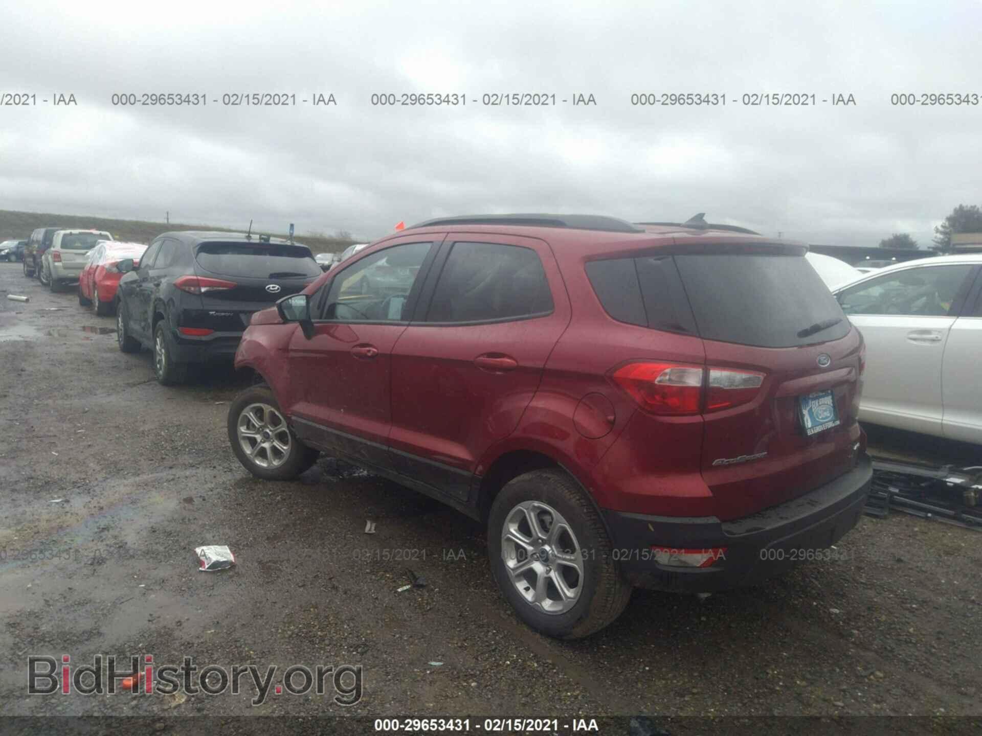 2020 FORD ECOSPORT - VIN: MAJ6S3GL1LC334990 - Фото 3