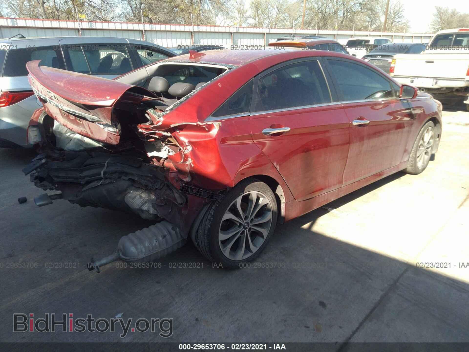 2014 HYUNDAI SONATA - VIN: 5NPEC4AC5EH860211 - Фото 4