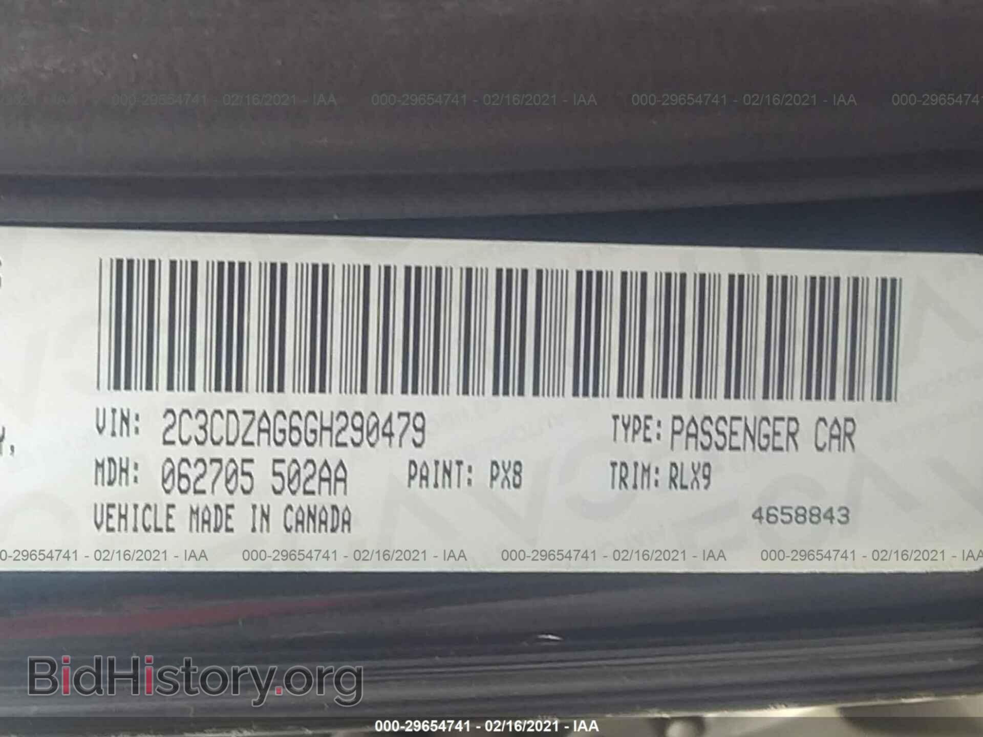 2016 DODGE CHALLENGER - VIN: 2C3CDZAG6GH290479 - Photo 9