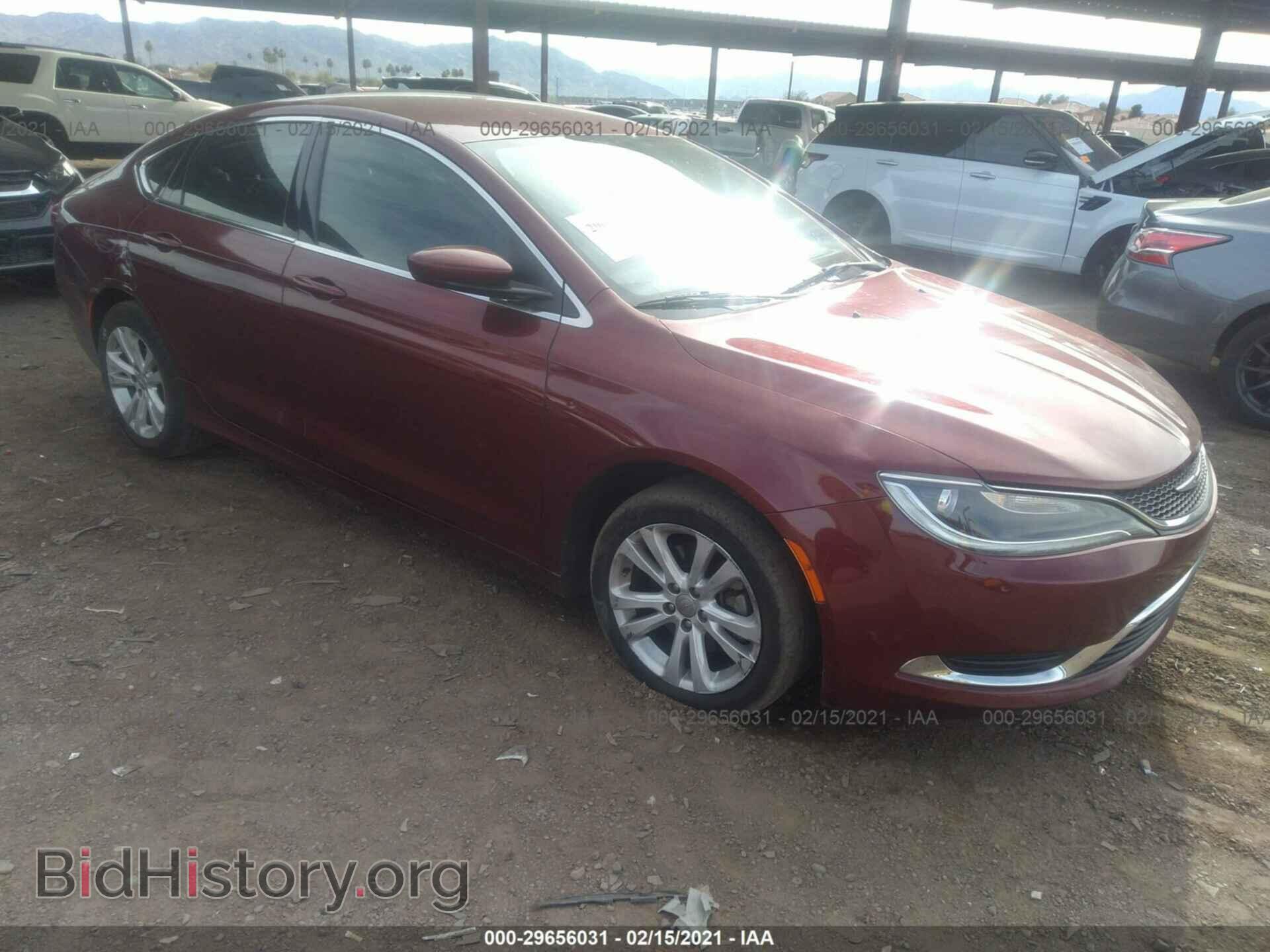 Фотография 1C3CCCAB3FN722729 - CHRYSLER 200 2015